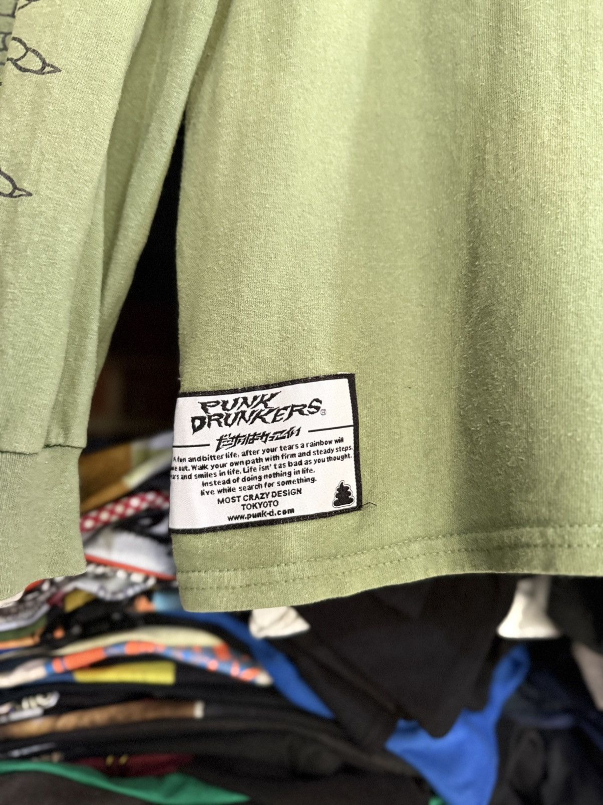 Japanese Brand × Optic Gaming × Vintage Vintage Snipeer Punk Drunkers Faded Japan Tee Size US M / EU 48-50 / 2 - 8 Thumbnail