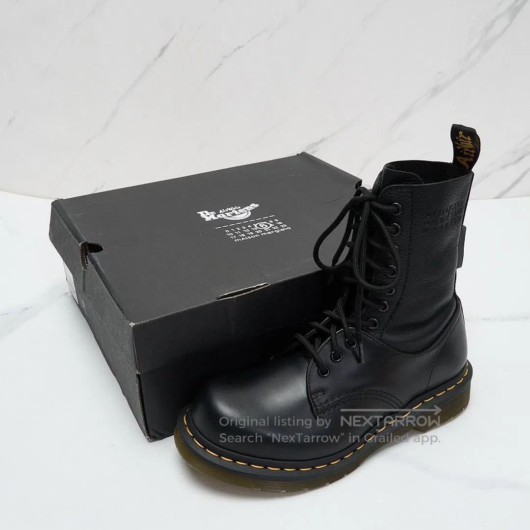 MM6 Dr.Martens x MM6 Collaboration Boots. Size US 10.5 / IT 40.5 - 7 Thumbnail