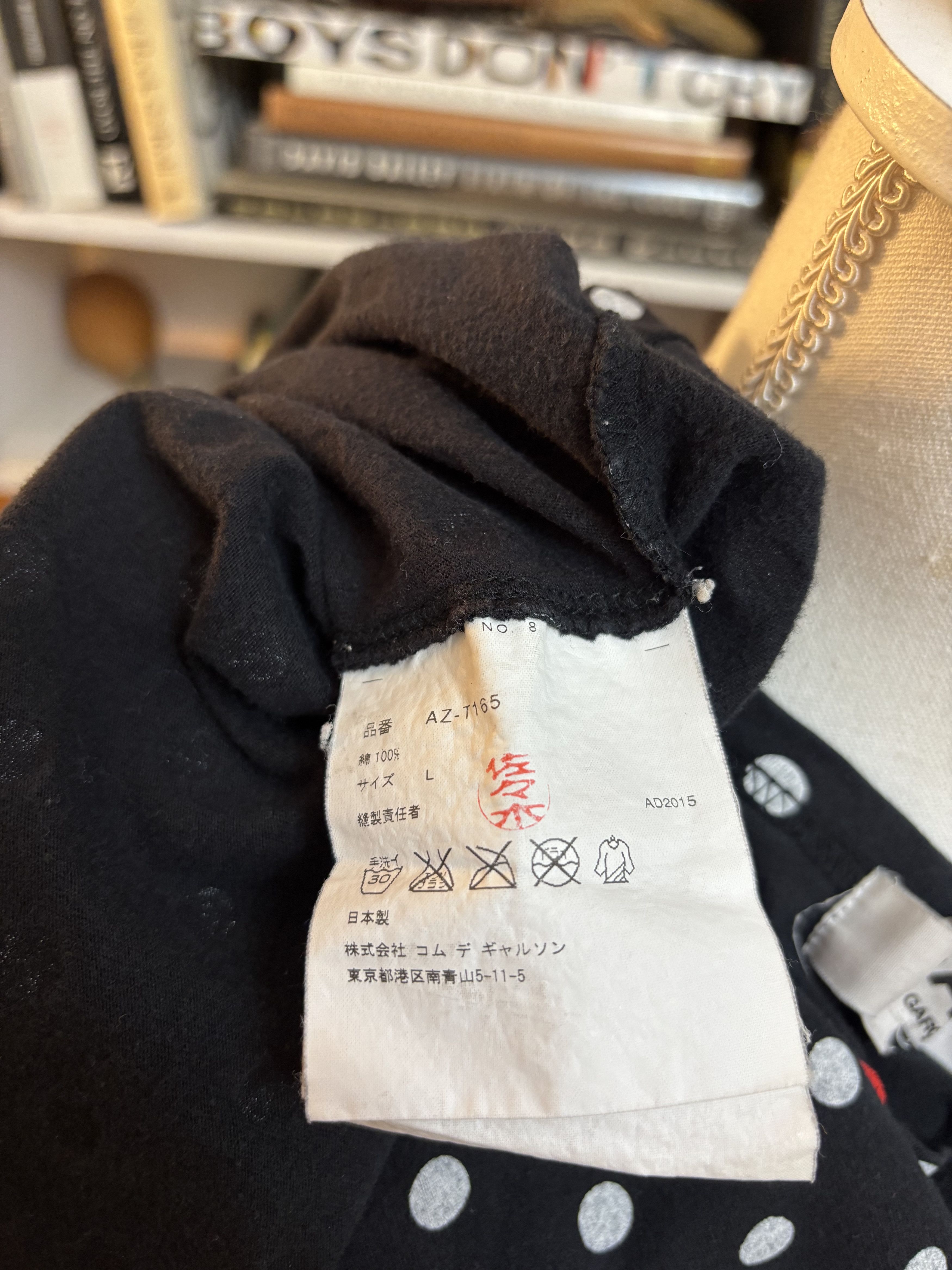 Comme des Garcons PLAY Comme Des Garcons Play Polka Dot Long Sleeve Size L / US 10 / IT 46 - 5 Thumbnail