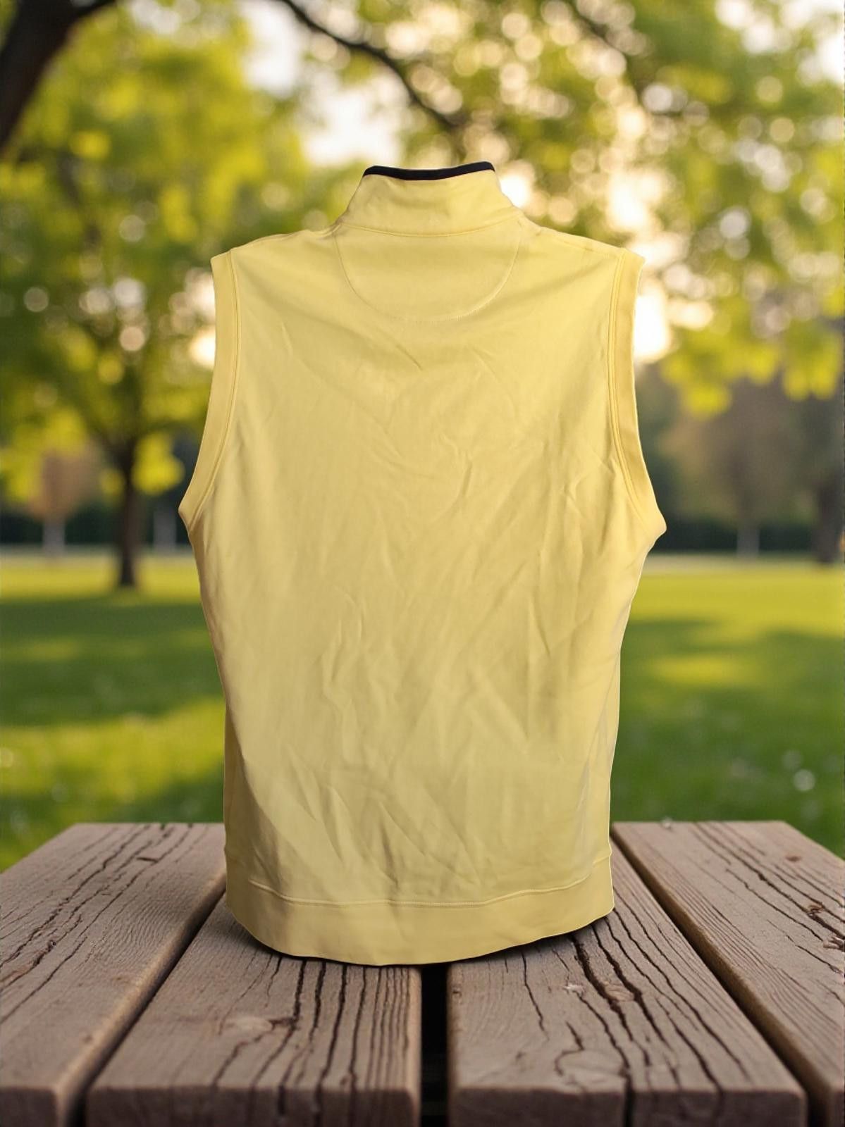 Other Fairway & Greene Yellow Quarter-Zip Golf Vest Size Medium Size US M / EU 48-50 / 2 - 5 Thumbnail