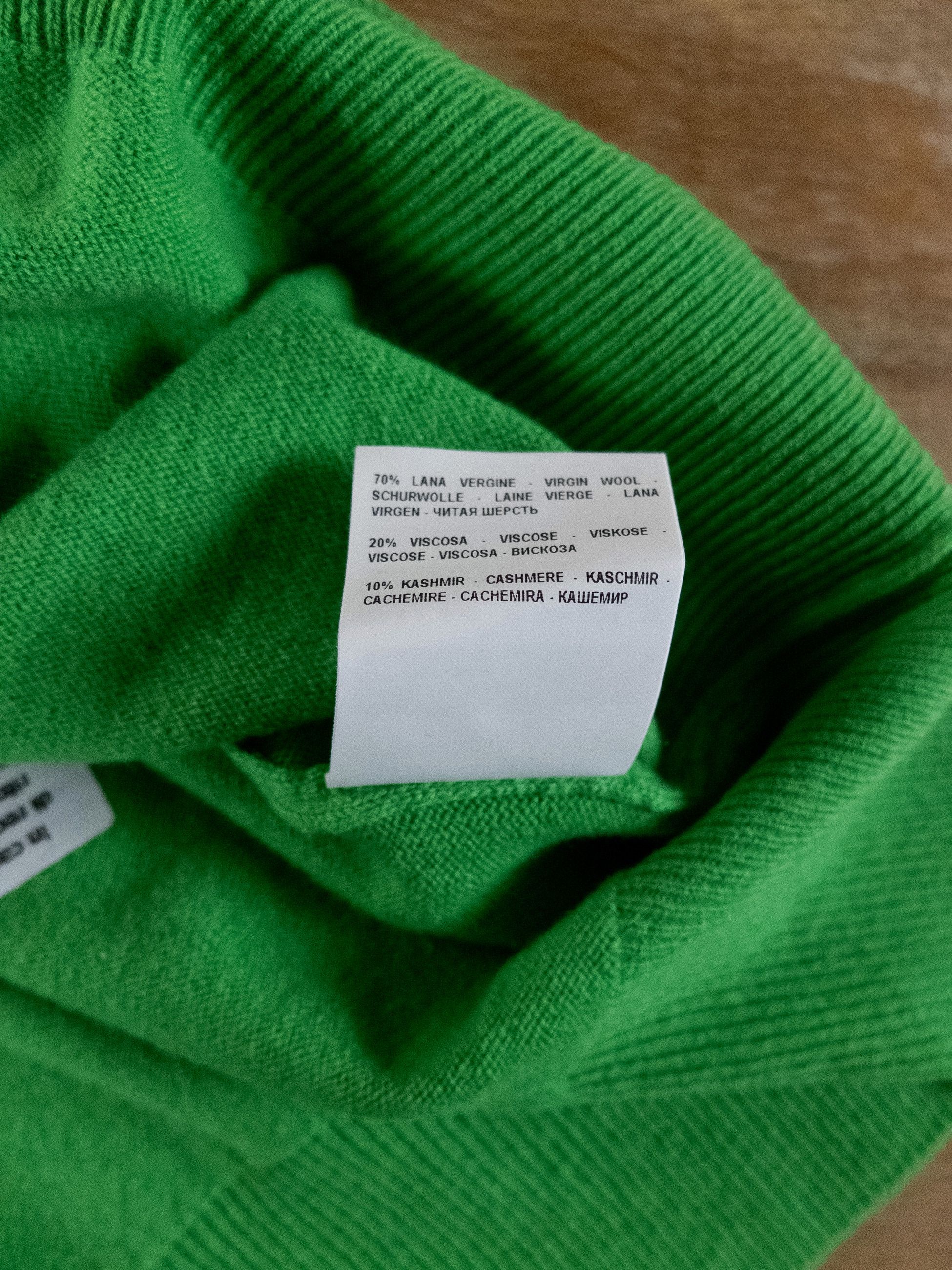 Gran Sasso GRAN SASSO green crewneck wool cashmere sweater Size 3XL Size US XXL / EU 58 / 5 - 7 Thumbnail