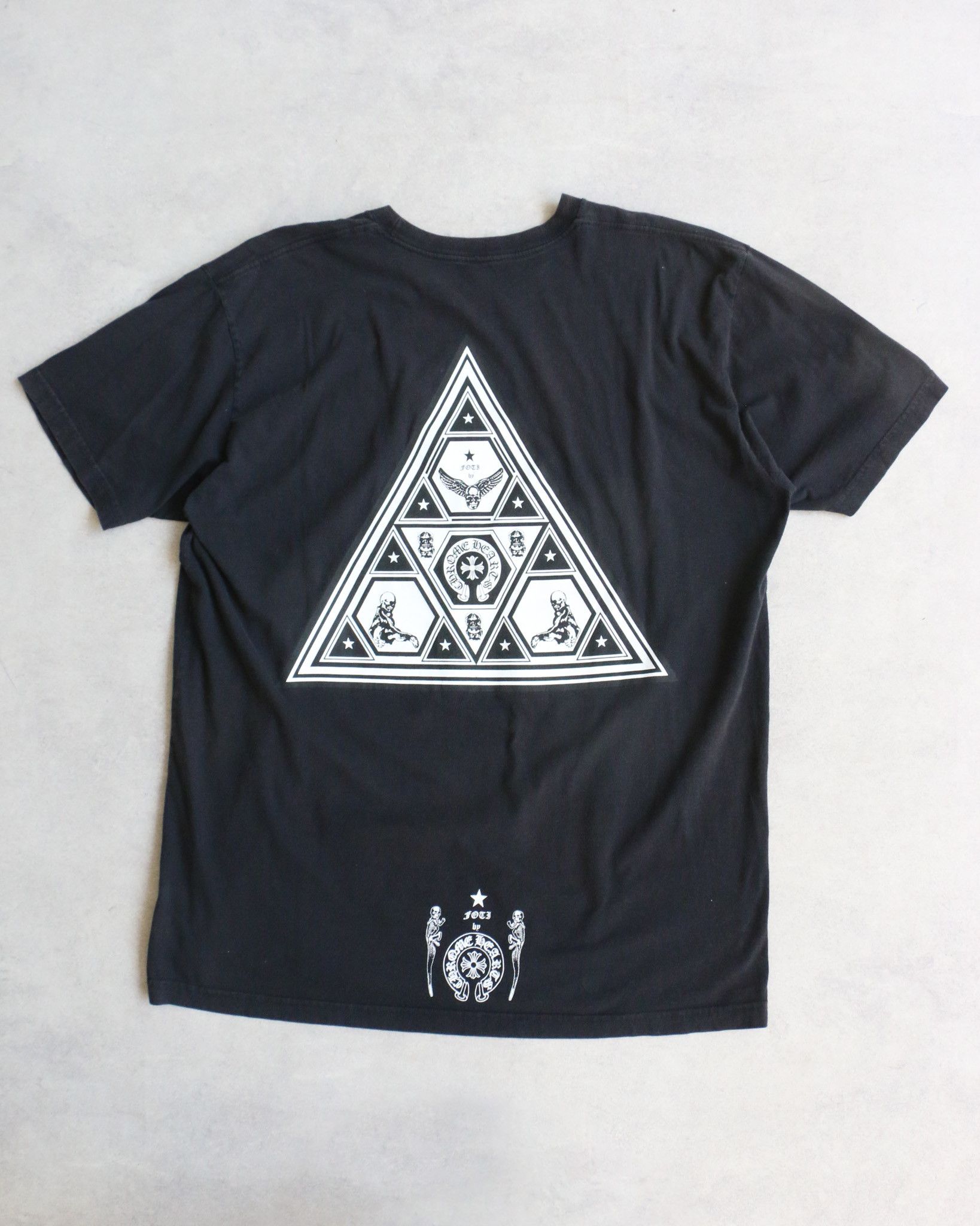 Chrome Hearts Chrome Hearts FOTI Pyramid Tee Black Size US XXL / EU 58 / 5 - 1 Thumbnail