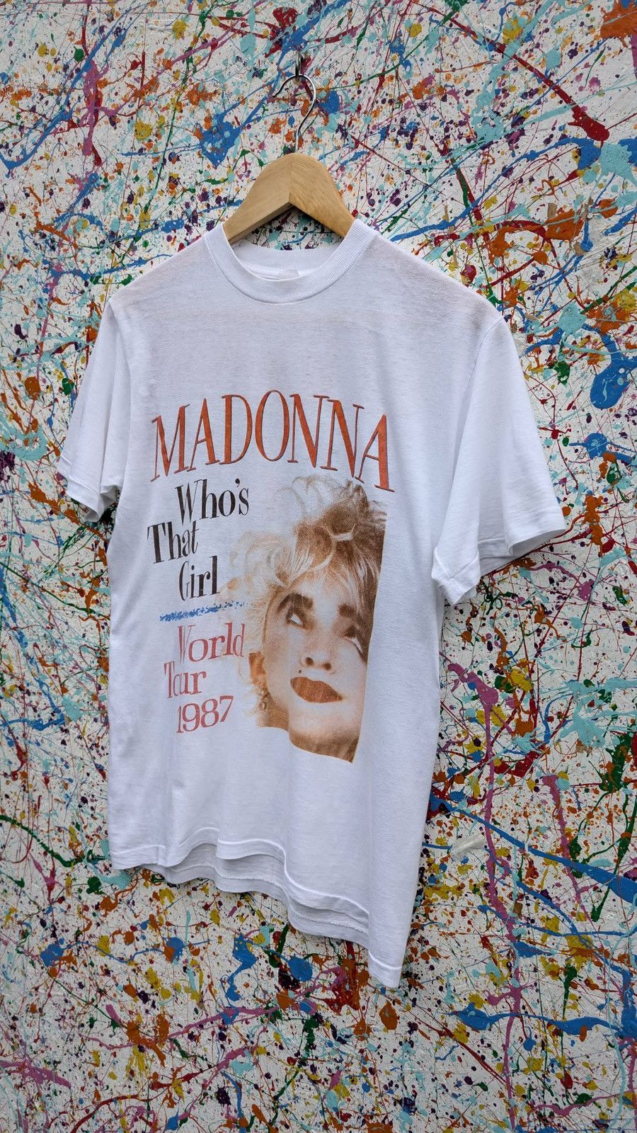 Other Vintage Madonna Tshirt 1987 Tour Europe Band Tee Small 80s Size US S / EU 44-46 / 1 - 2 Thumbnail
