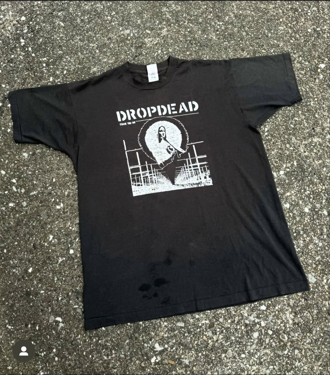 Band Tees Vintage Dropdead tour 98-99 shirt Size US XL / EU 56 / 4 - 1 Thumbnail
