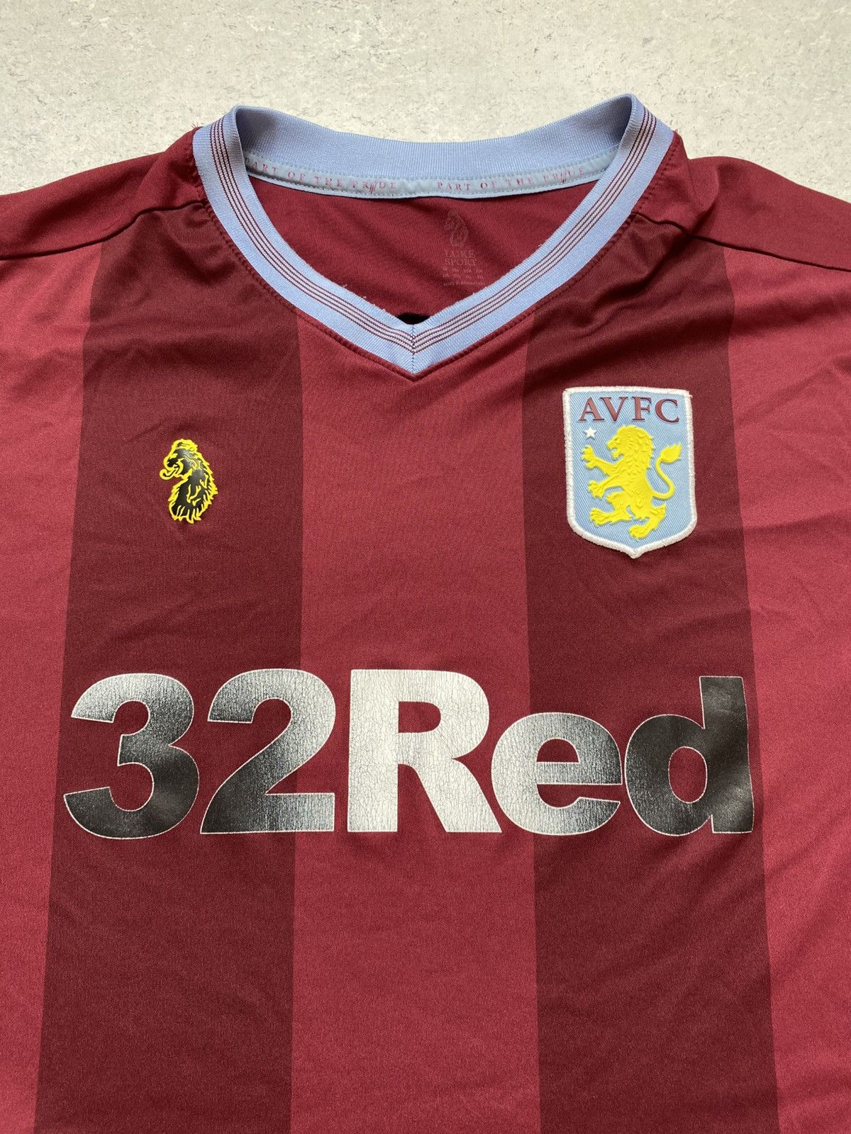 Other 2018-19 Luke Sport Aston Villa Home Soccer Jersey Size 2XL Size US XL / EU 56 / 4 - 5 Thumbnail