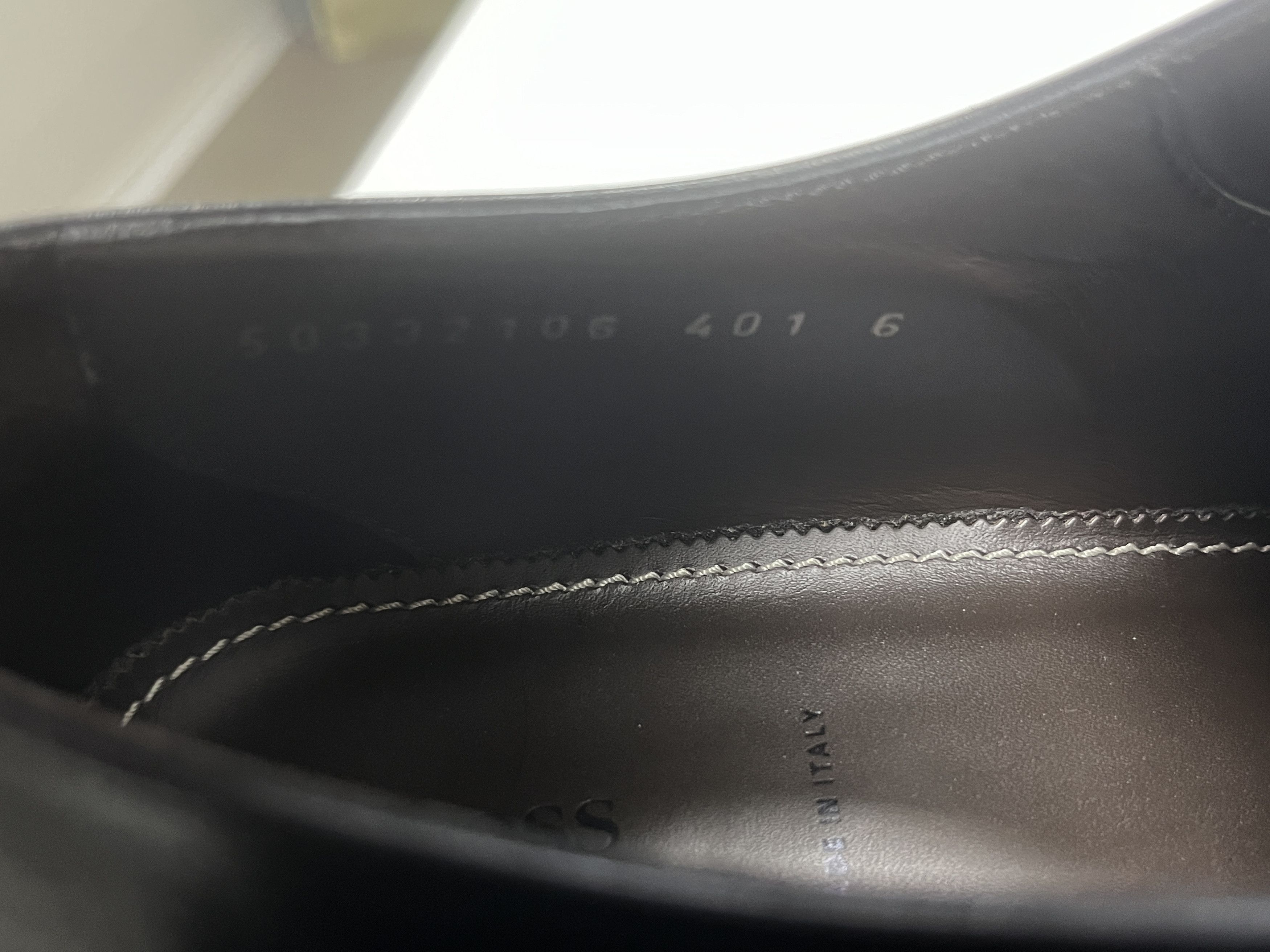 Hugo Boss Hugo Boss Lace-Up Dress Shoes Navy UK6(like eu41) Size US 7 / EU 40 - 8 Thumbnail