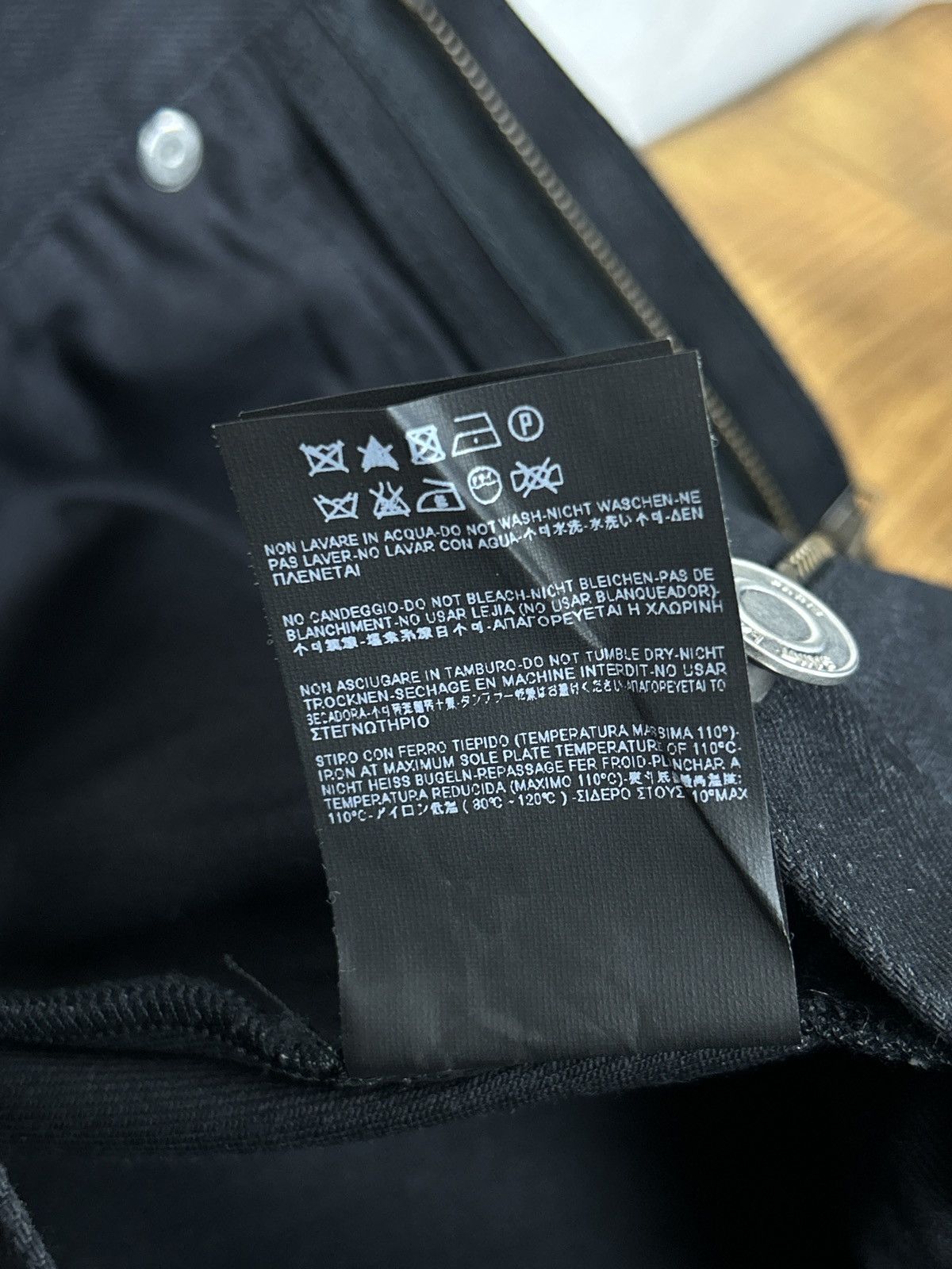 Saint Laurent Paris NWT Saint Laurent YSL Denim Zipper AW15 Skirt Hedi Black 27 Size 27" / US 4 / IT 40 - 15 Thumbnail