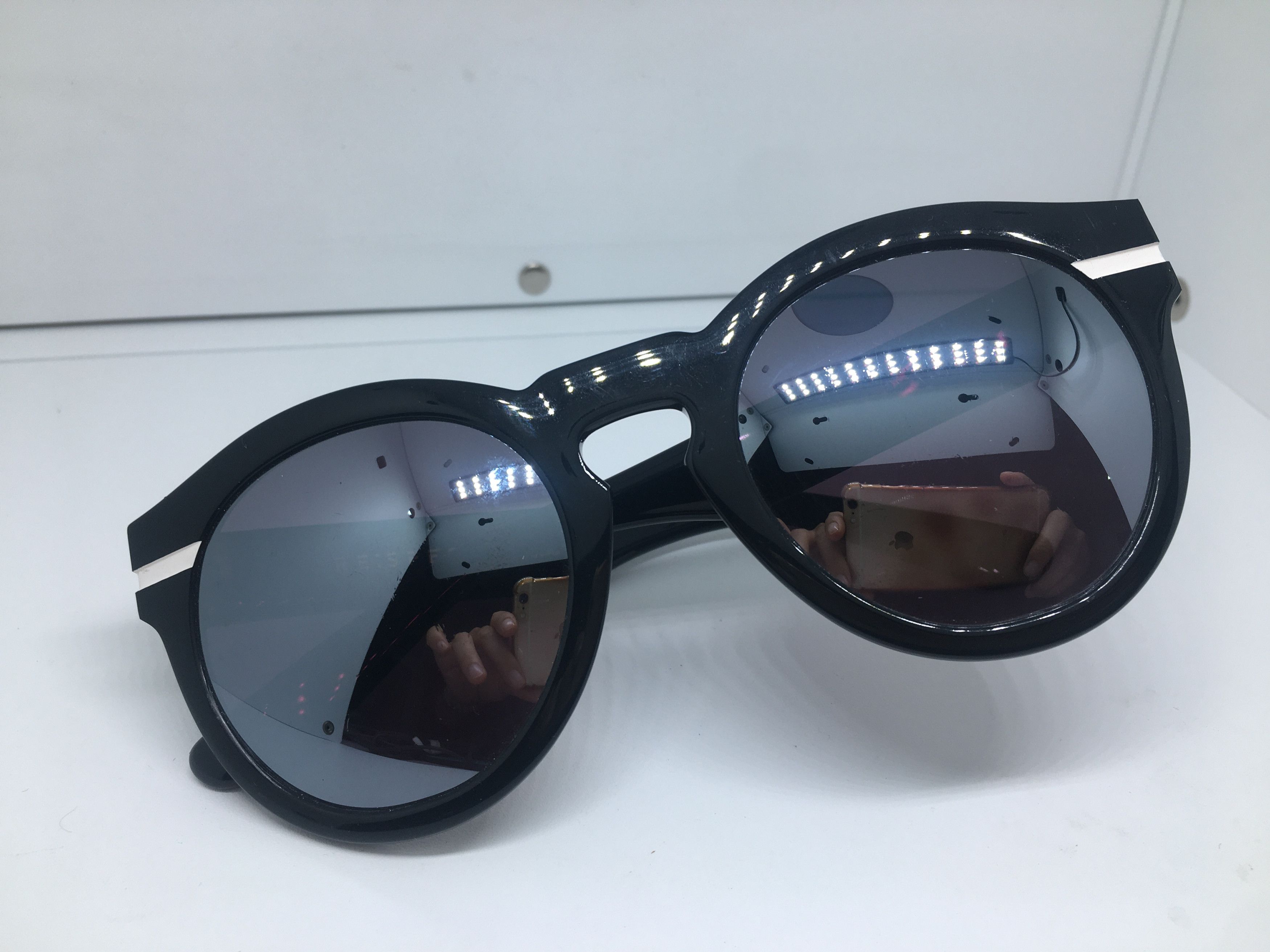 Other RE: SPECT Black Acetate Keyhole Sunglasses Frame Size ONE SIZE - 7 Thumbnail