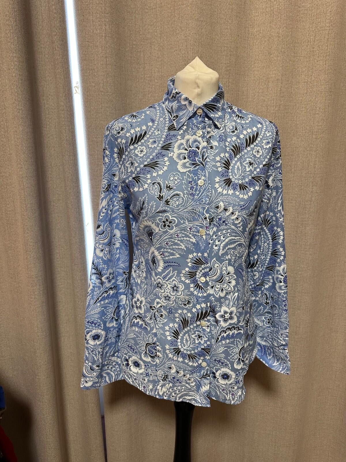 Etro Etro Silk-Blend Bandana Shirt Womens Sz 42 Size M / US 6-8 / IT 42-44 - 3 Thumbnail