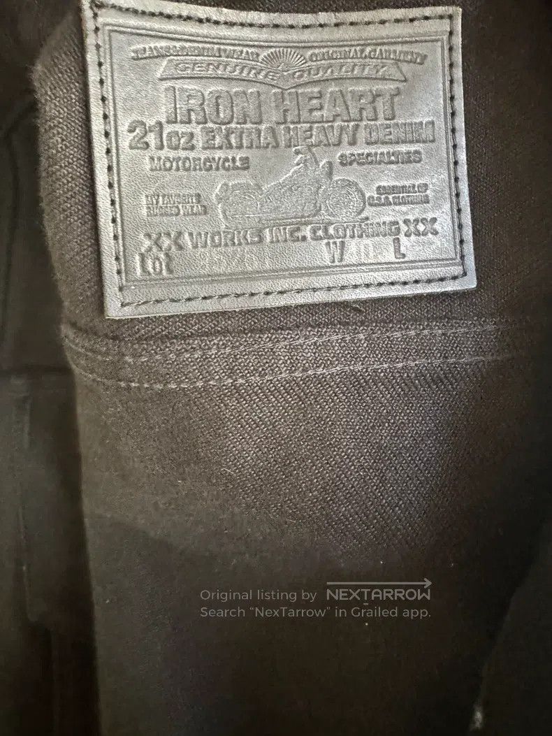 Iron Heart Iron Heart 9526pjOverweight 21oz Black Bull Coat Size US M / EU 48-50 / 2 - 6 Thumbnail