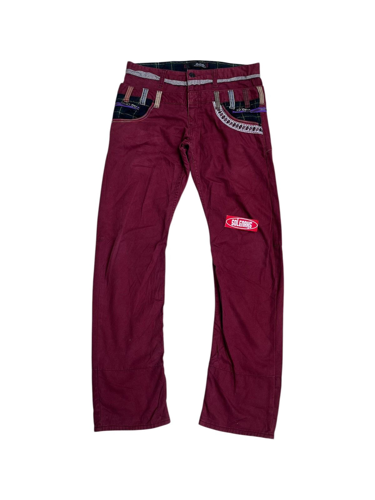 Japanese Brand Y2K Dominate double waist pants punk style vintage Size US 34 / EU 50 - 5 Thumbnail