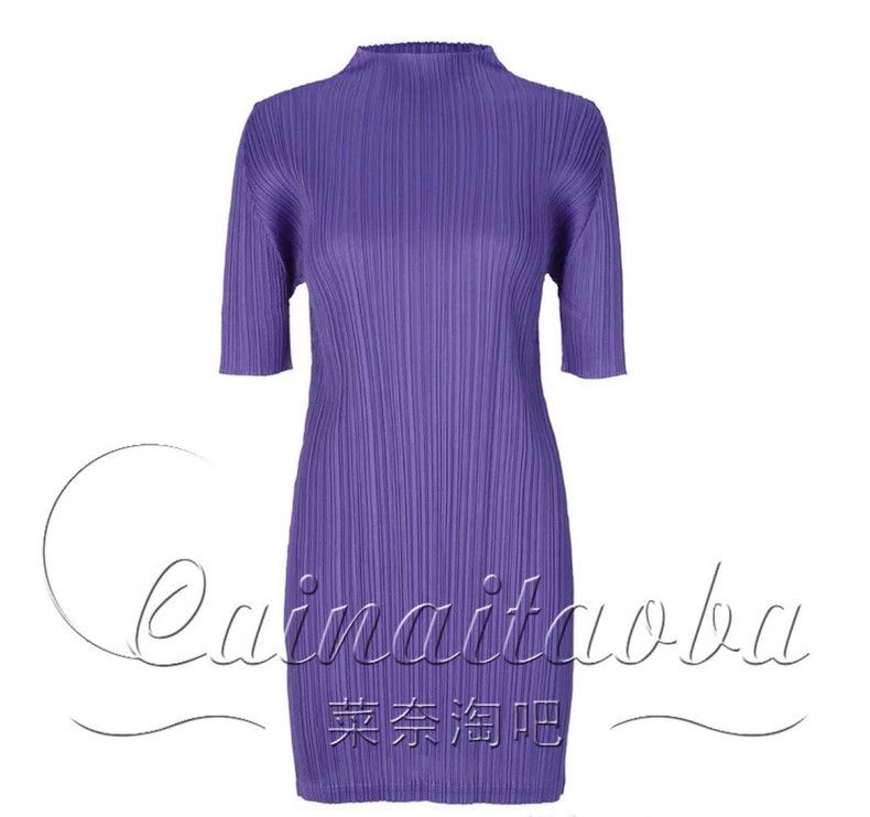 Issey Miyake Issey Miyake size:4 Purple pleated top Size M / US 6-8 / IT 42-44 - 1 Thumbnail