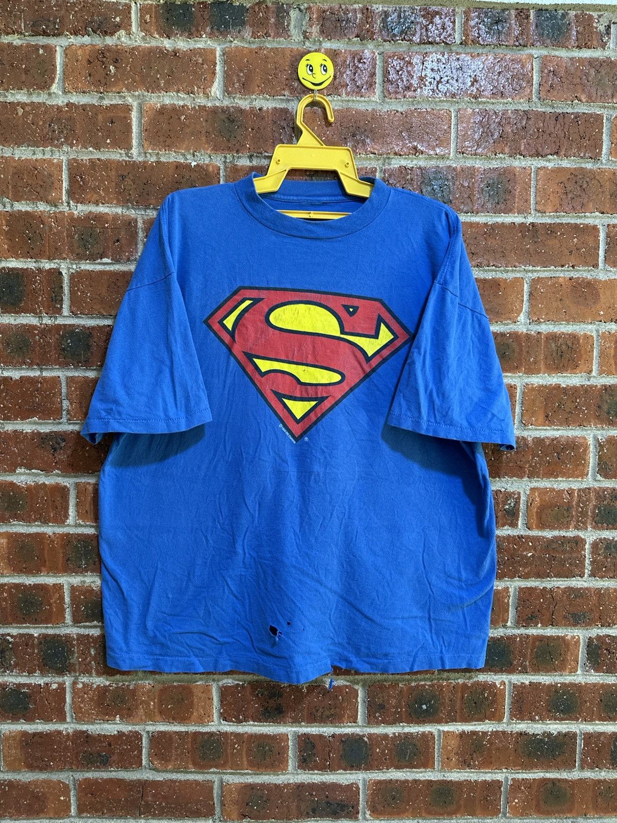 Vintage Dc Comics Superman Faded Tee