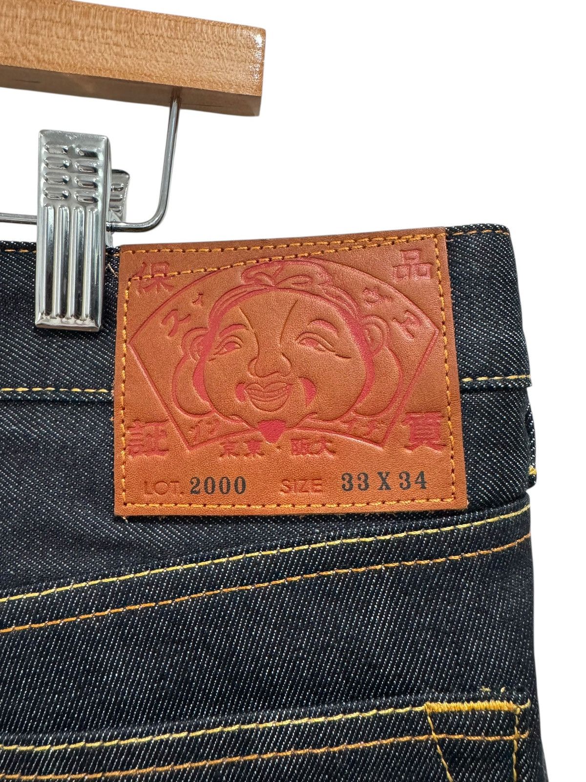 Evisu × Playboi Carti Evisu x Opium Complexcon Exclusive Jeans Selvedge Size US 33 - 9 Thumbnail