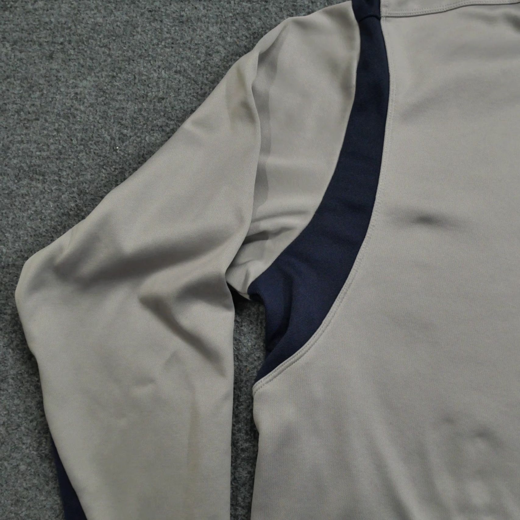 Nike Nike Sweatshirt Golf Therma Fit Mens Adult Large Grey 1/4 Zip Mock Neck Long Sleeve Pullover Size US L / EU 52-54 / 3 - 3 Thumbnail