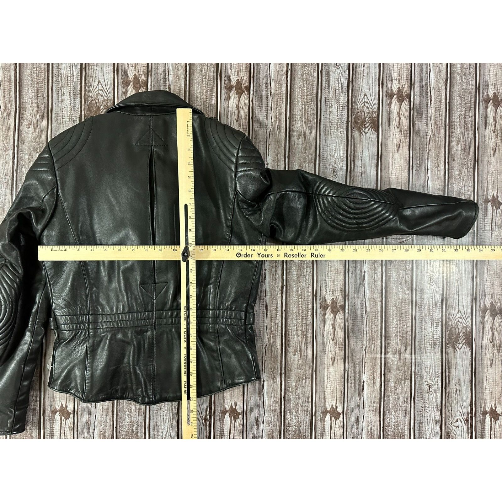 Schott Schott Biker Riders Leather Jacket color Black size 8 Size M / US 6-8 / IT 42-44 - 2 Thumbnail