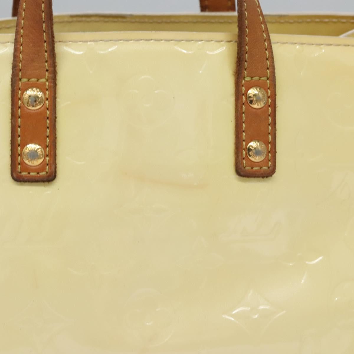 Louis Vuitton LOUIS VUITTON Monogram Vernis Reade PM Hand Bag Perle M91336 Size ONE SIZE - 5 Thumbnail