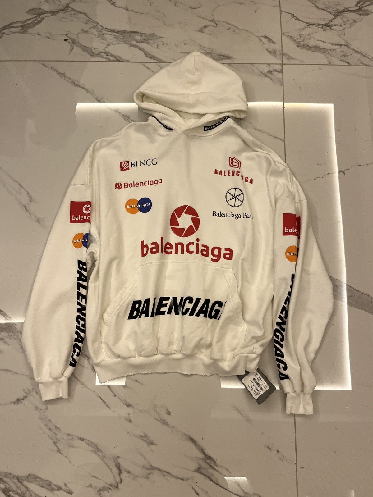 BALENCIAGA Top League Racer Hoodie
