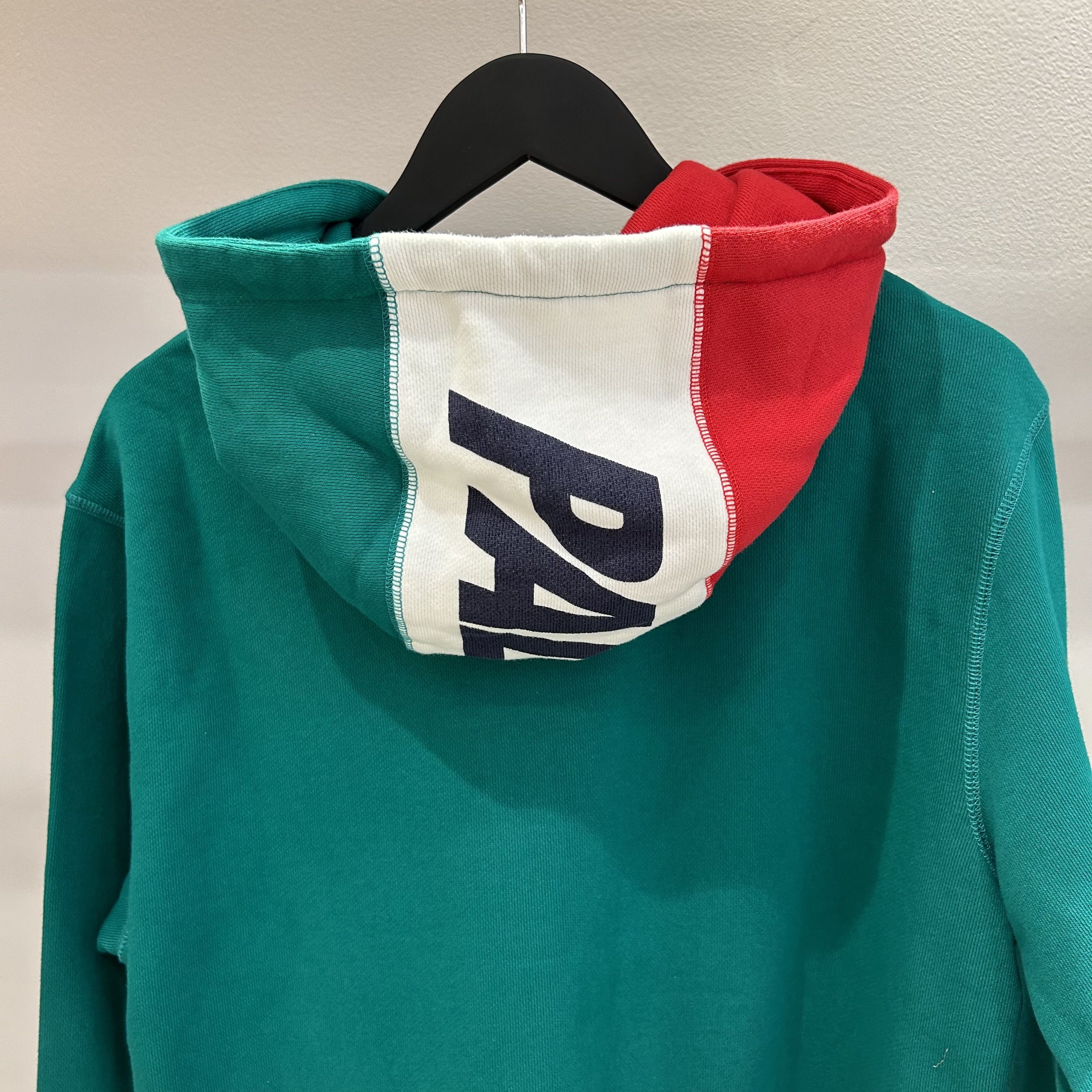 Palace Palace Flagin Hood Green | Grailed 