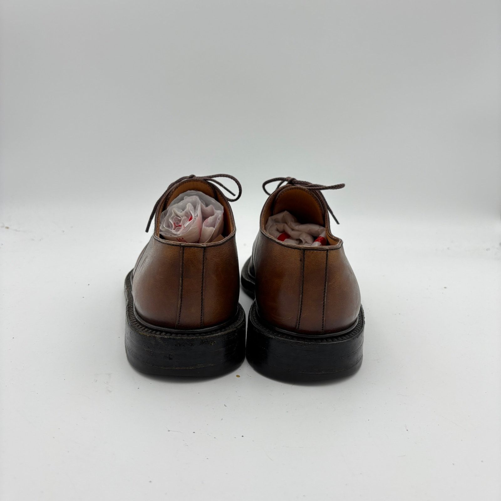 J.M. Weston J.M. Weston 598-22 Half Hunt Brown Boxcalf Derby Shoes 8D Size US 8 / EU 41 - 4 Thumbnail