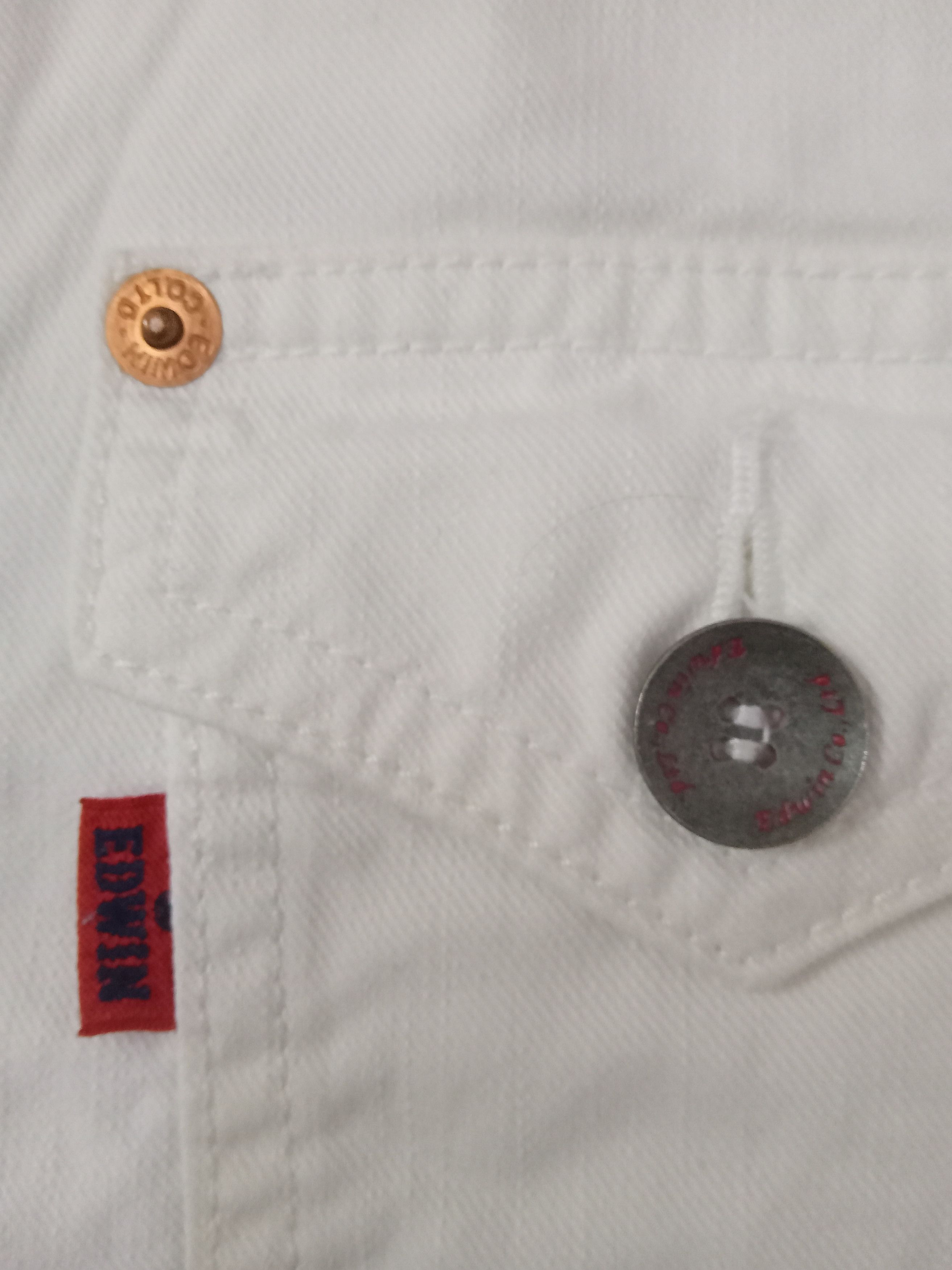 Edwin Edwin 503 Blue Trip (White) Jacket Size US M / EU 48-50 / 2 - 6 Thumbnail