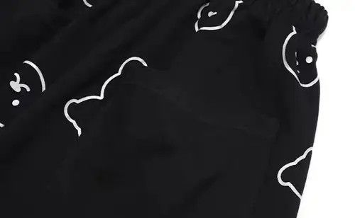 Jean 20SS Indigo Union Japan Black Little Bear Shorts Size US 32 / EU 48 - 4 Thumbnail