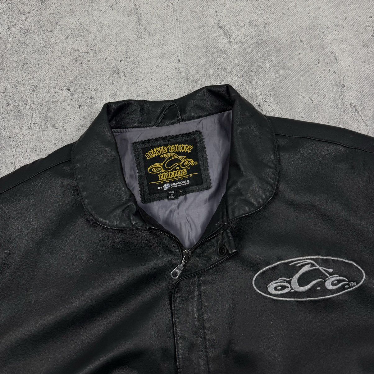 West Coast Choppers Vintage Orange Country Choppers Leather Jacket Size US L / EU 52-54 / 3 - 8 Thumbnail