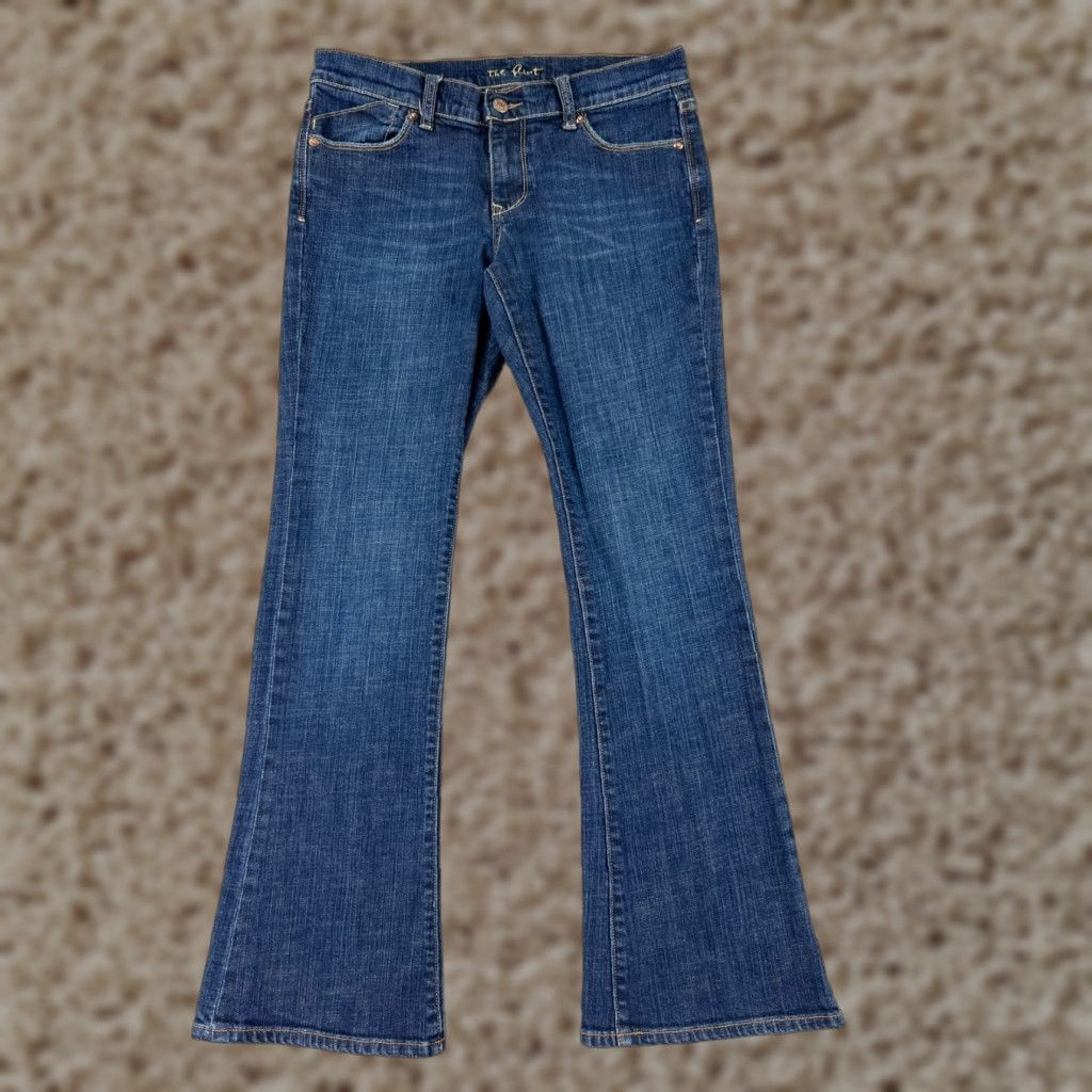 Old Navy Old Navy Jeans Womens 4 Blue Denim The Flirt Mid Rise Flare Cotton 29x29 Size 27" / US 4 / IT 40 - 1 Thumbnail