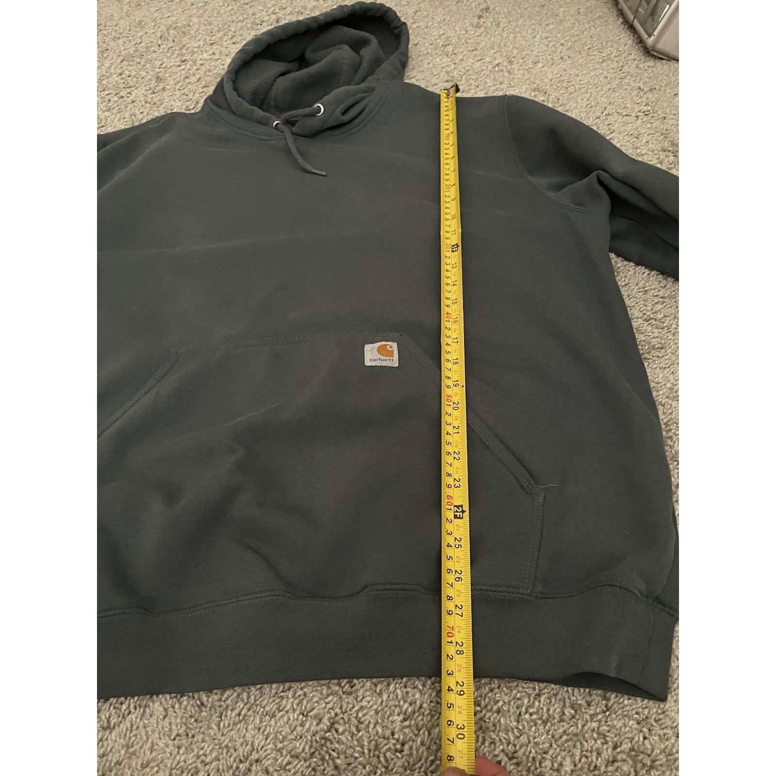 Carhartt Carhartt Sleeve Logo Hoodie XXL Gray Workwear Sweatshirt Size US XXL / EU 58 / 5 - 7 Thumbnail