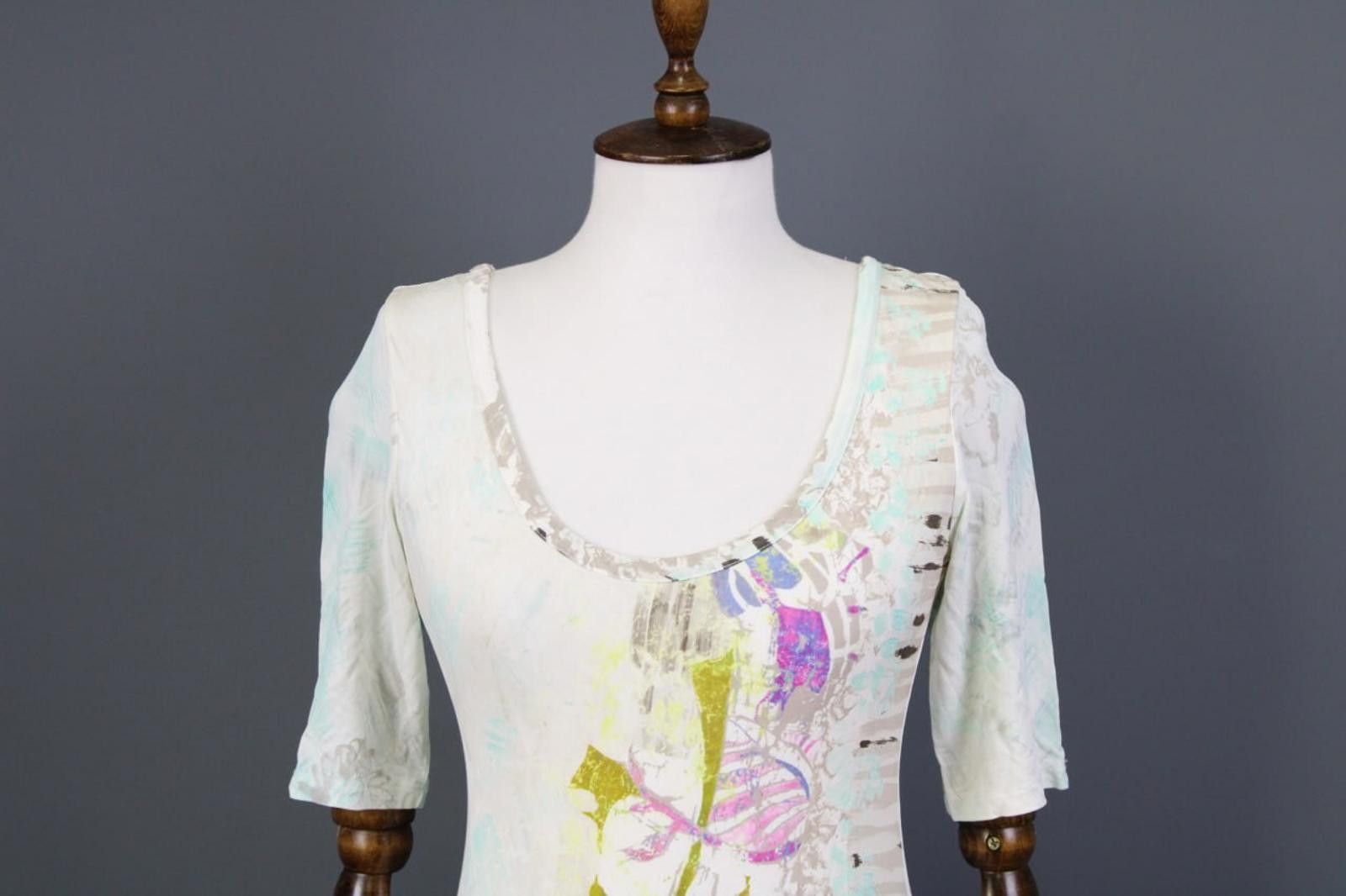 Designer Save The Queen Multicolor Floral Bodycon Dress Size L Size L / US 10 / IT 46 - 3 Thumbnail