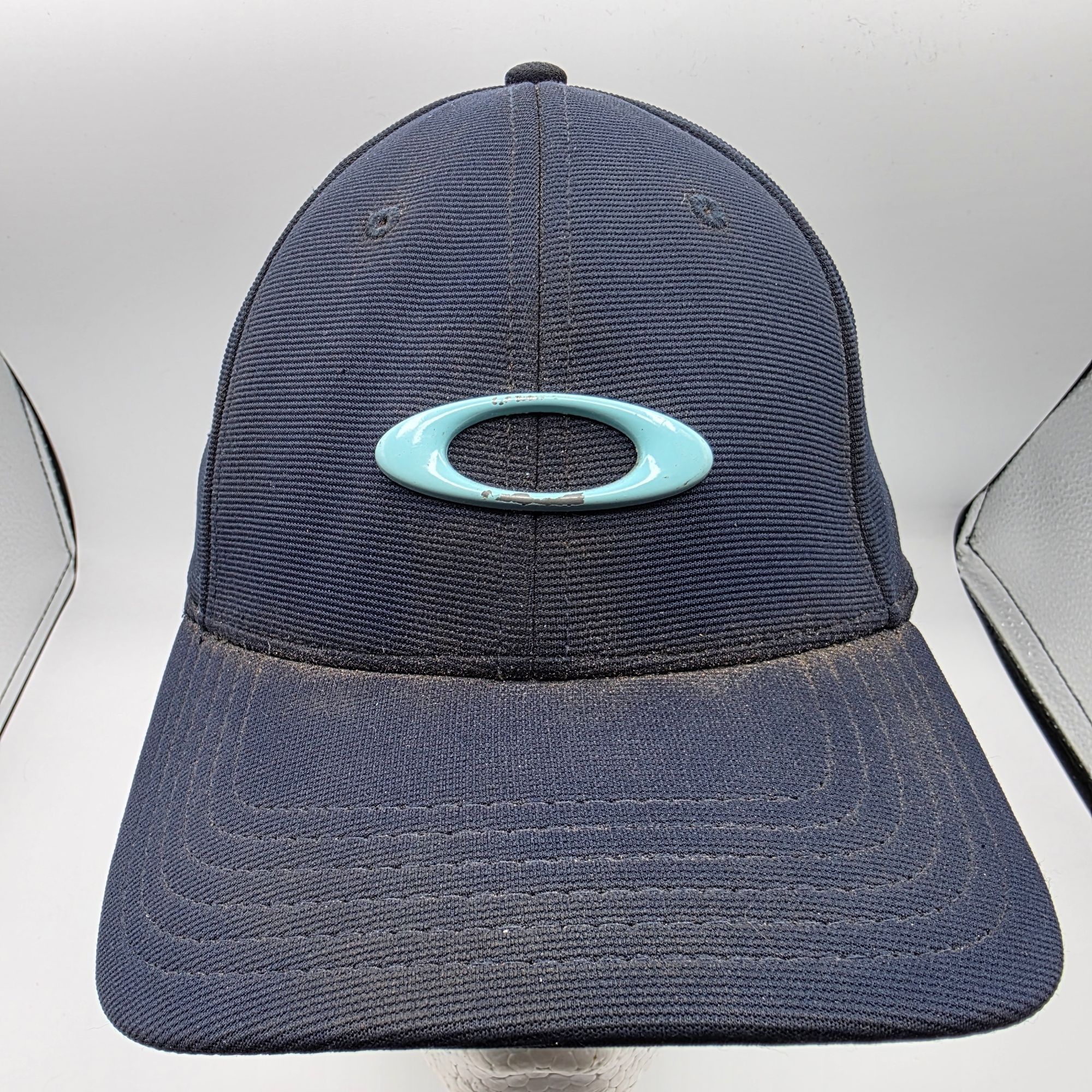 Oakley Oakley Adults Blue Flexfit Hat Cap L/XL Casual Outdoors Athl Size ONE SIZE - 1 Thumbnail