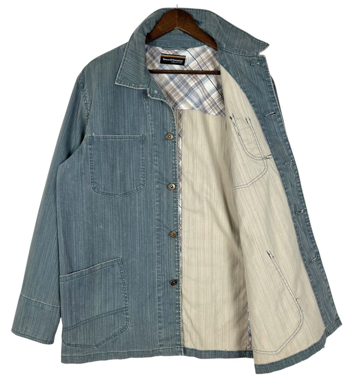 Vintage Vintage Town & Country Surfin Life Barn Denim Jacket Size US L / EU 52-54 / 3 - 3 Thumbnail
