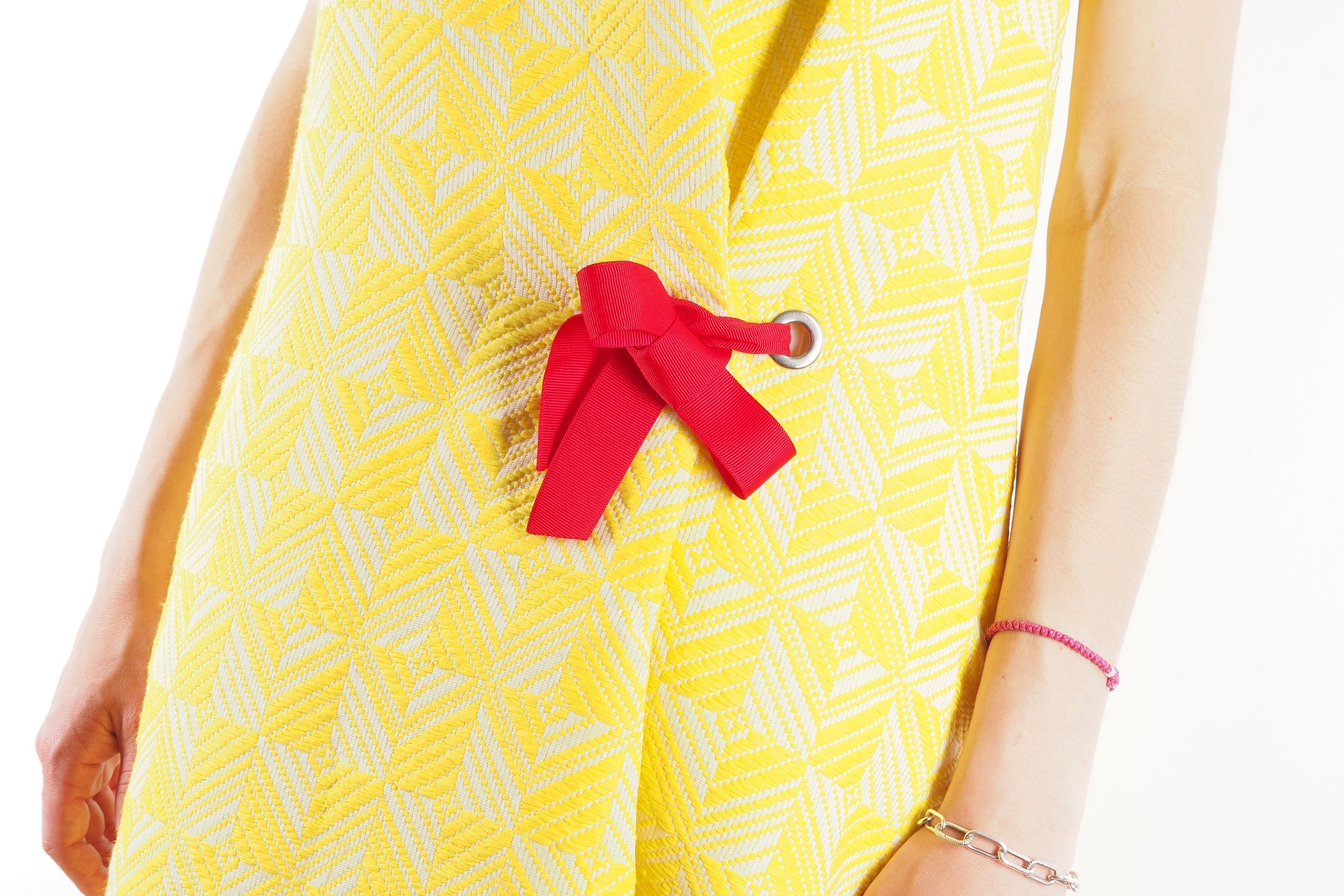 Paul Smith Paul Smith Women's Sleeveless Yellow Dress Size M / US 6-8 / IT 42-44 - 9 Thumbnail