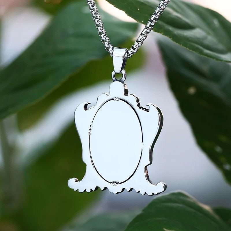 Jewelry Mirror And Skull Pendant Necklace 2025 Size ONE SIZE - 2 Thumbnail