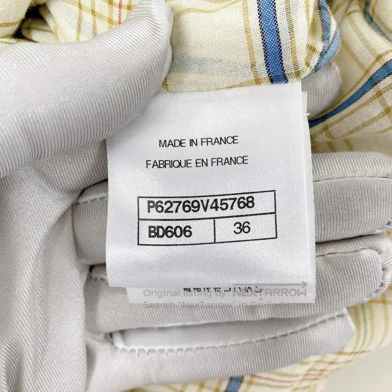 Chanel Chanel White Cotton Short Skirt for Women . Size 23" - 7 Thumbnail