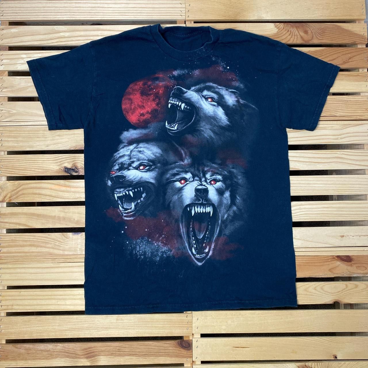 Other Alpha Wolves Black Y2K Nature Tee Size Medium Size US M / EU 48-50 / 2 - 1 Thumbnail