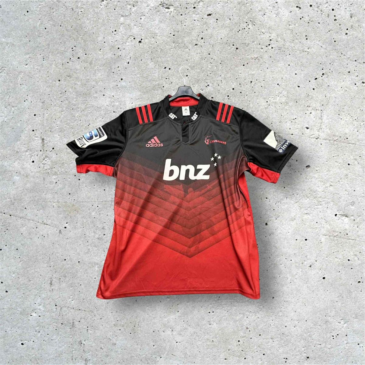 Adidas Adidas BNZ Crusaders 2015 jersey 3XL original rugby shirt Size US XXL / EU 58 / 5 - 1 Thumbnail