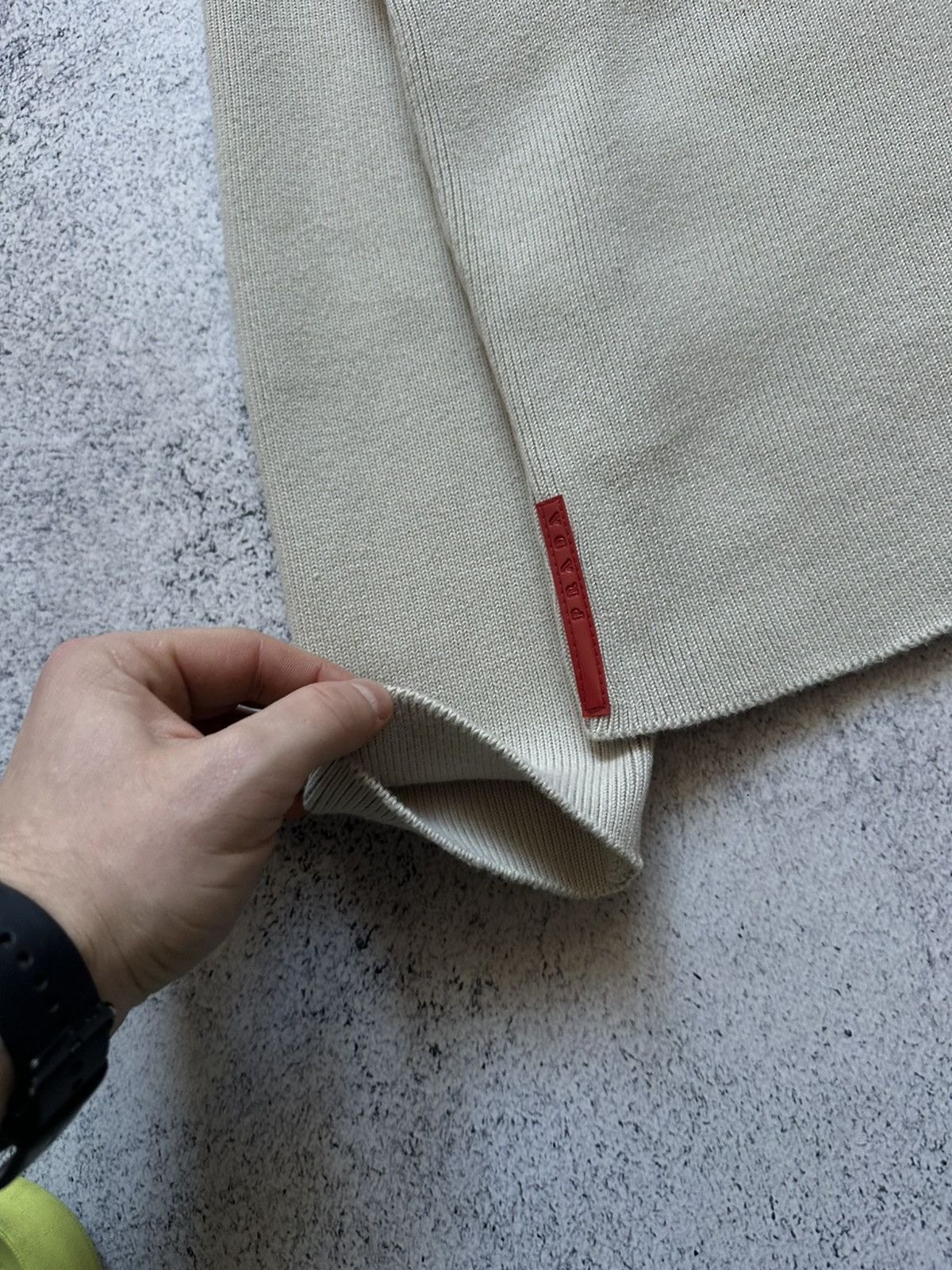 Prada Archive F/W 99 Prada Sport 1/4 Double Zip Red Tab Sweater Size US M / EU 48-50 / 2 - 5 Thumbnail