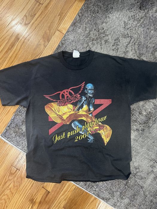 Vintage Aerosmith Just Push Play Tour Shirt x Hajime Sorayama