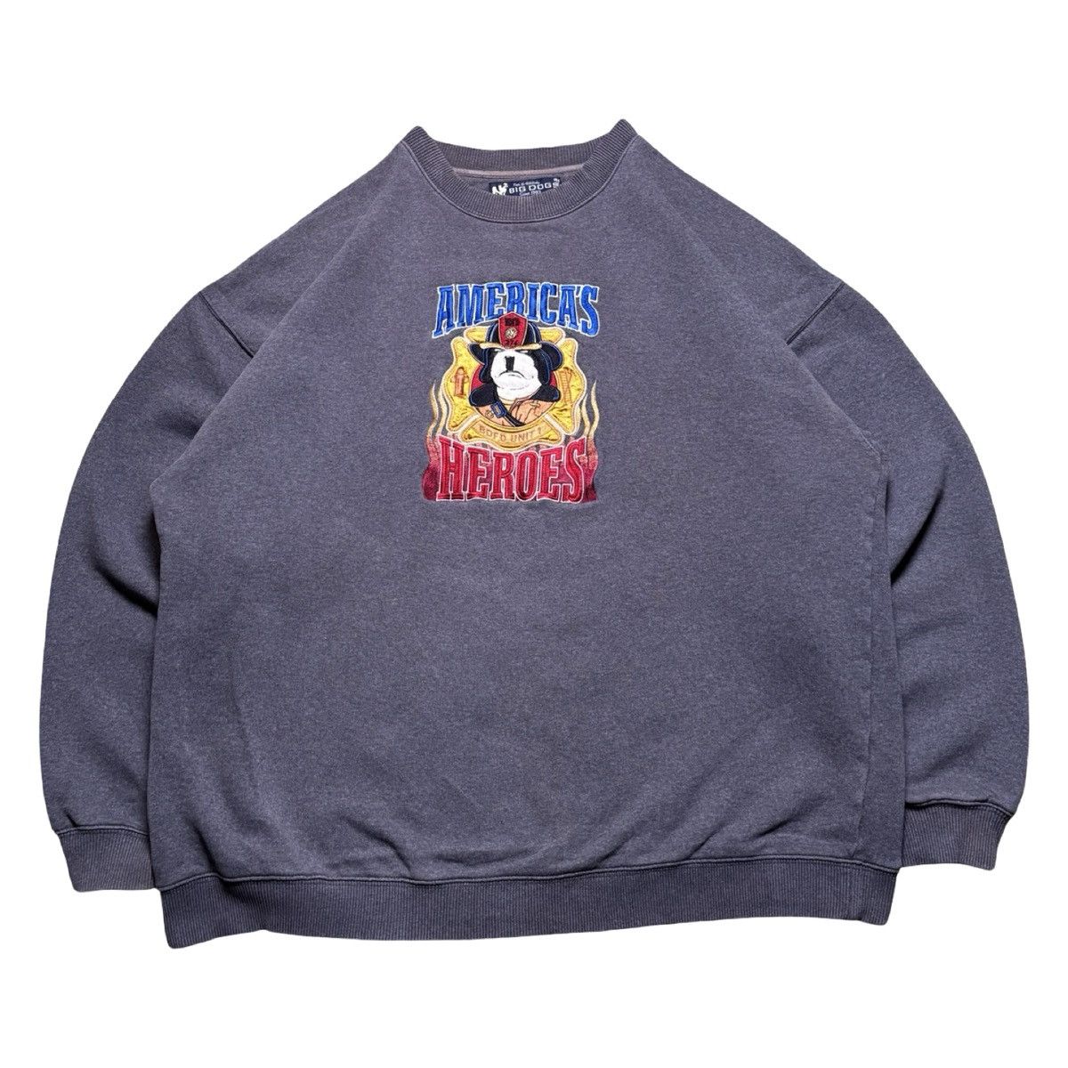 Big Dogs Vintage Big Dogs America’s Heroes Firefighter Sweatshirt L Size US L / EU 52-54 / 3 - 1 Thumbnail