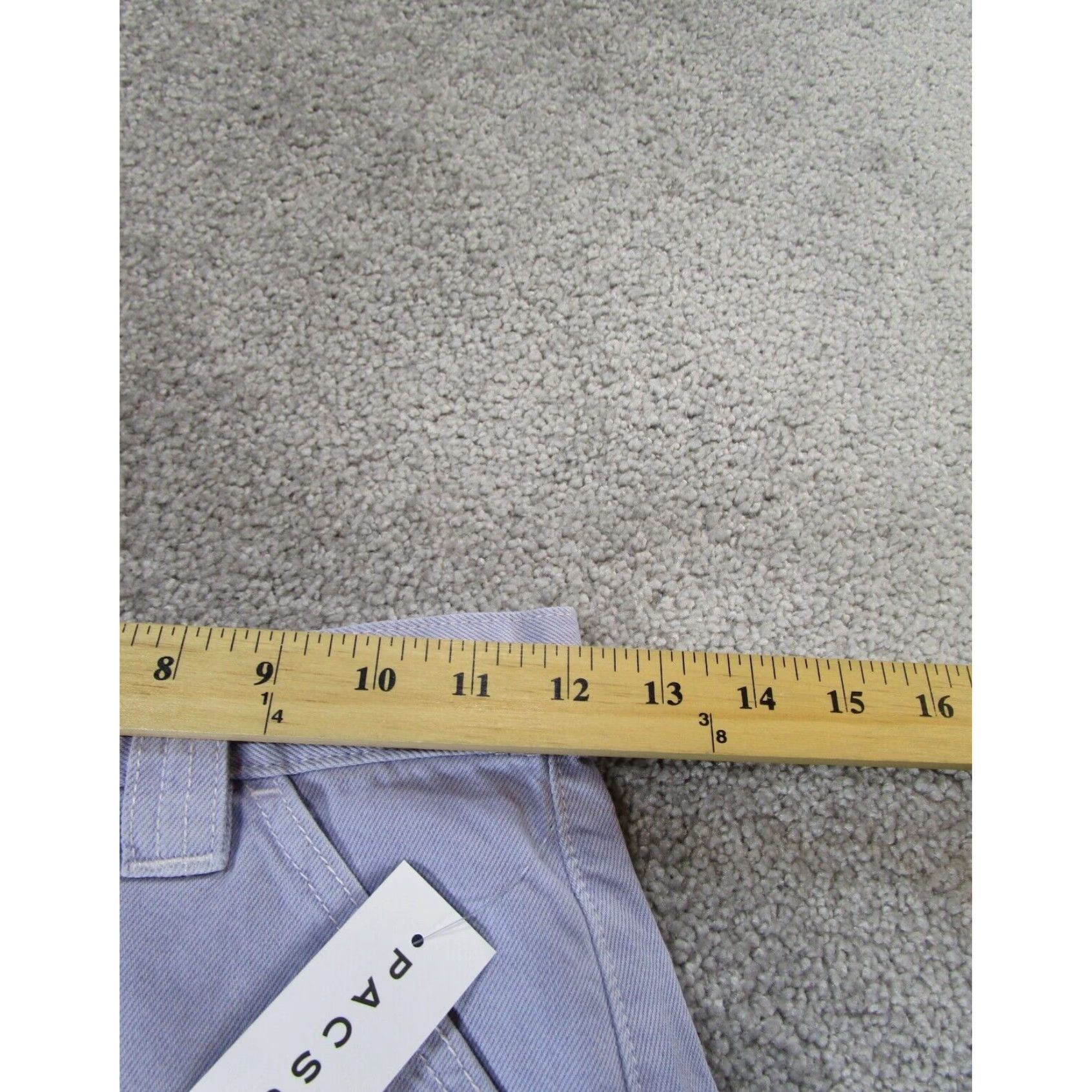 Pacsun Womens Lavender Shorts Pacsun Denim Cut Offs 24 XL Extra Large Size 42" / US 20 - 6 Thumbnail