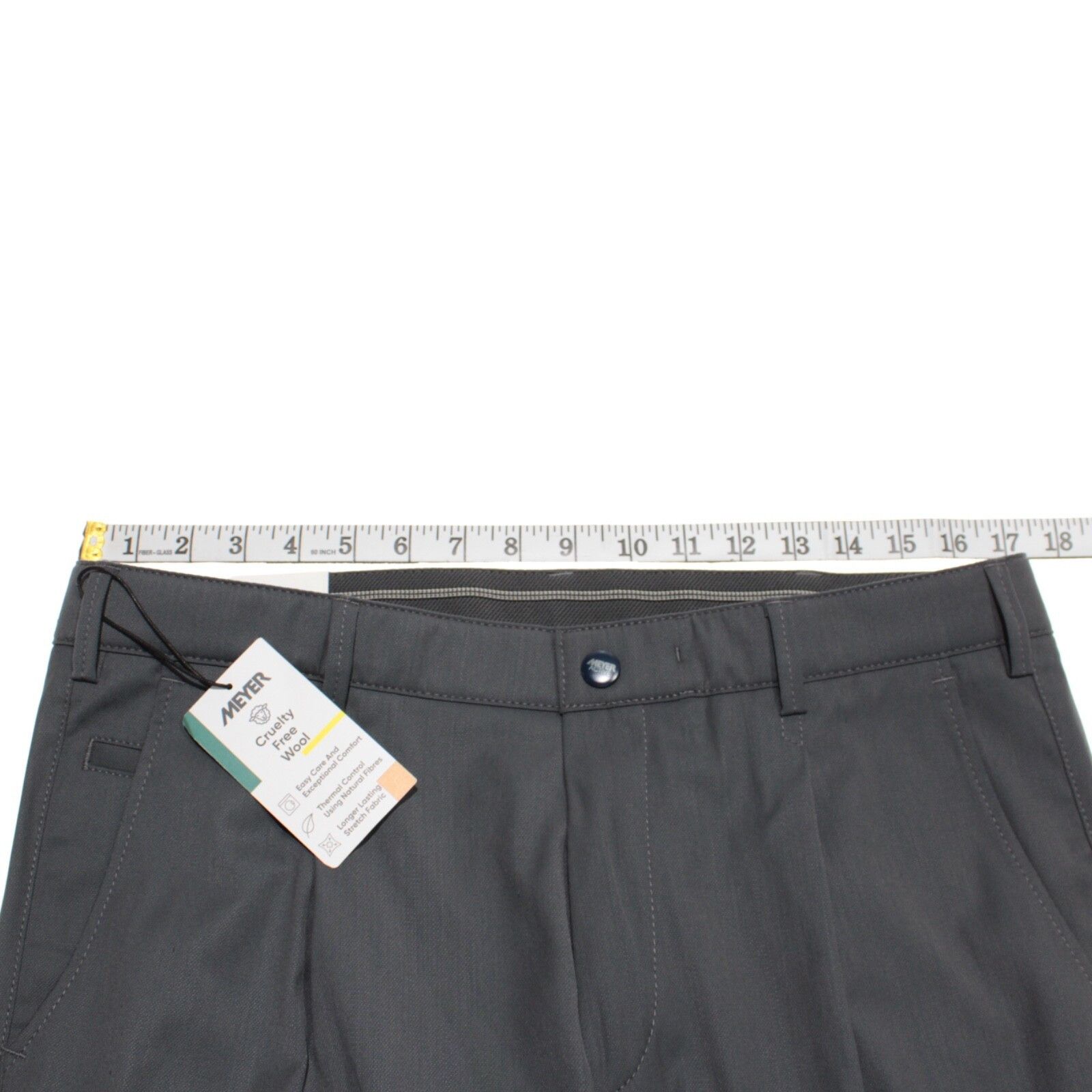Other Meyer New with tags Dress Pants Size 34 US In Gray Size US 34 / EU 50 - 3 Thumbnail