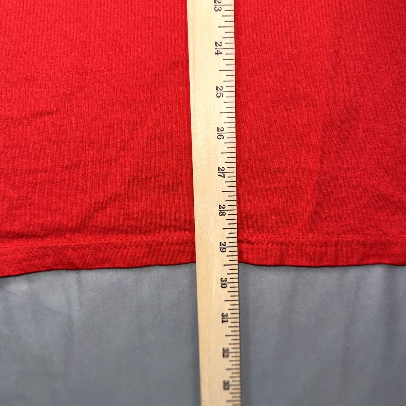 Adidas VINTAGE Adidas Trefoil Split Logo Red T-Shirt Mens L USA Made in USA Shirt Short Sleeve Crew Neck Graphic Print 90s Sports Vintage Mens Size US L / EU 52-54 / 3 - 6 Thumbnail