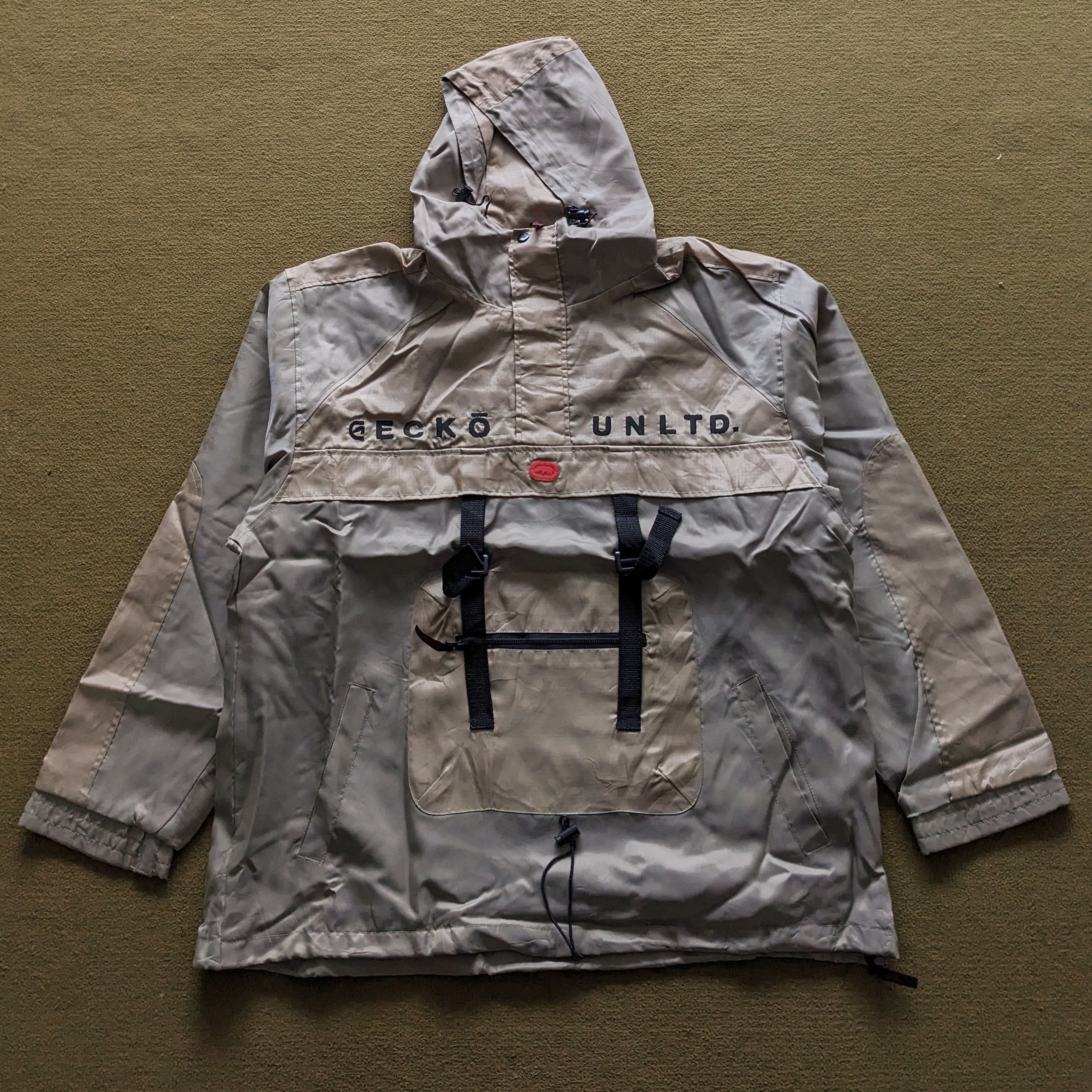 Vintage Vintage ECKO UNLTD Fashion Designer Windbreaker Jacket Size US XXL / EU 58 / 5 - 1 Thumbnail