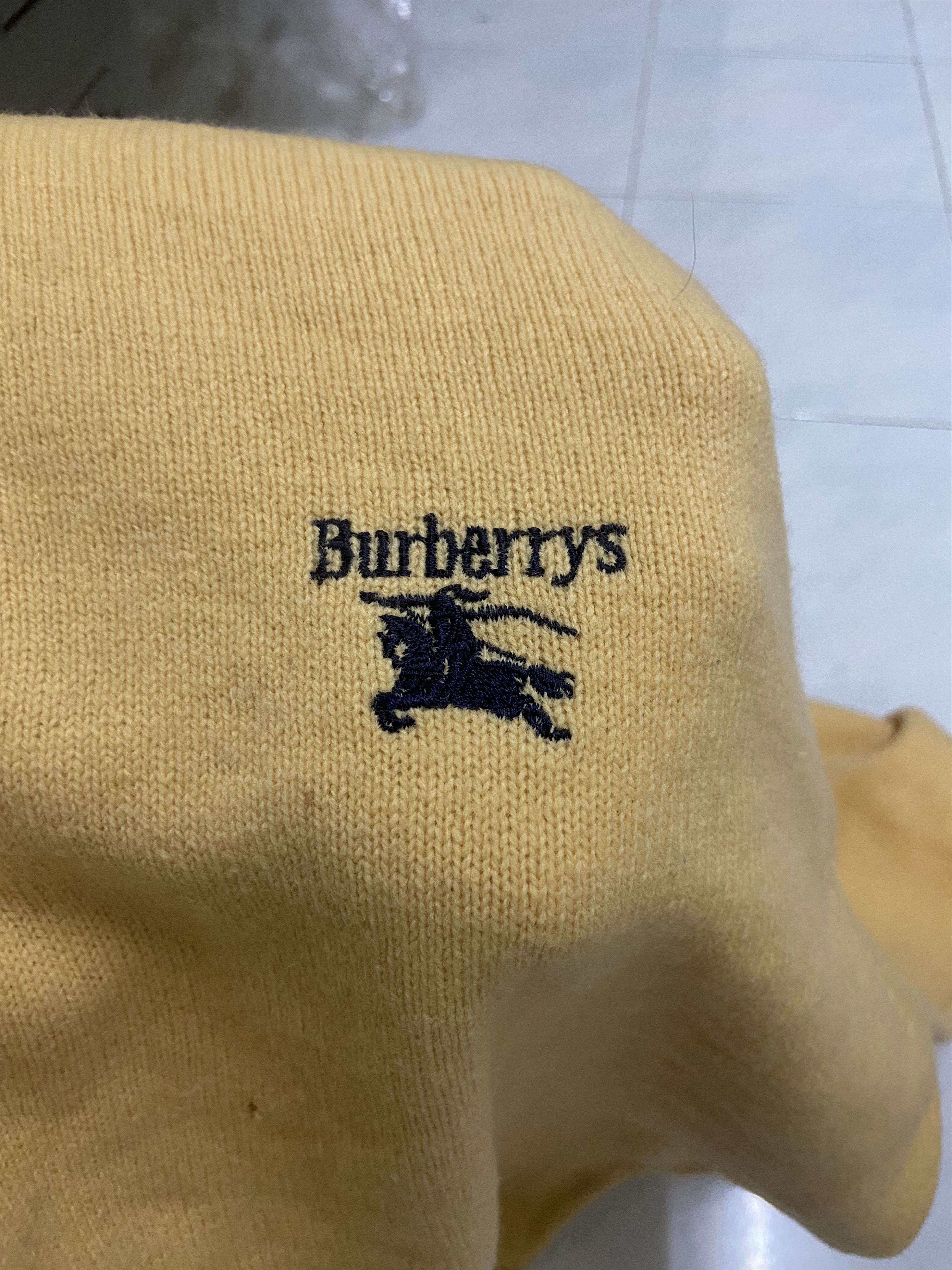 Burberry Vintage Burberrys 100% Pure Lambswool Knitwear Size US L / EU 52-54 / 3 - 6 Thumbnail