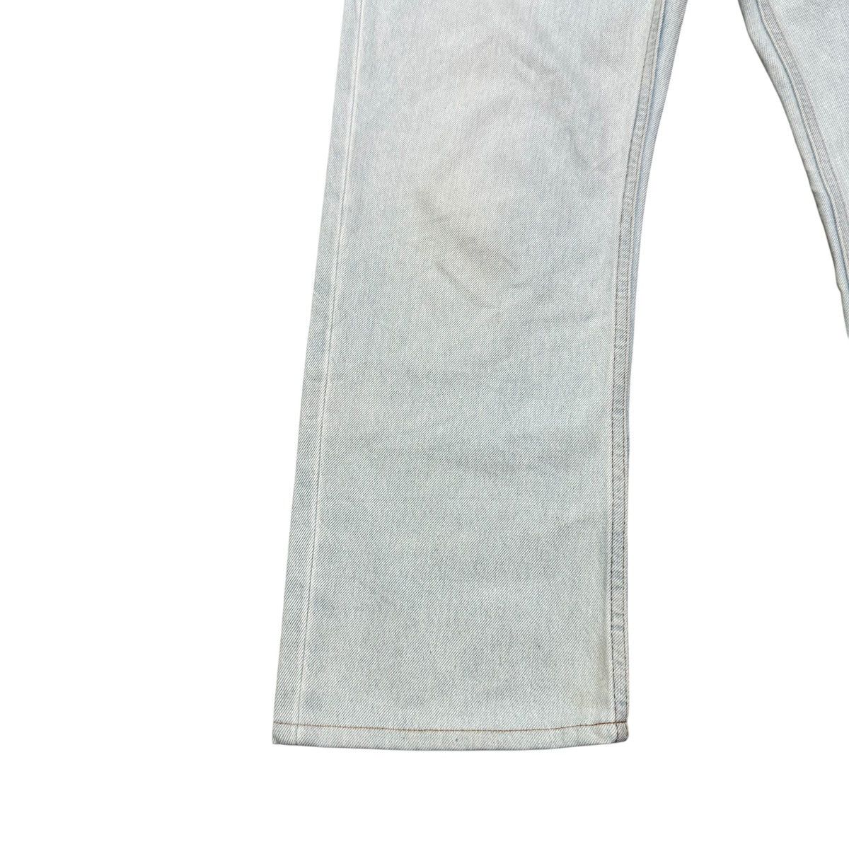 Acne Studios Acne Studios Log Lt Blue Denim Baggy Jeans Lightwash Size US 32 / EU 48 - 7 Thumbnail