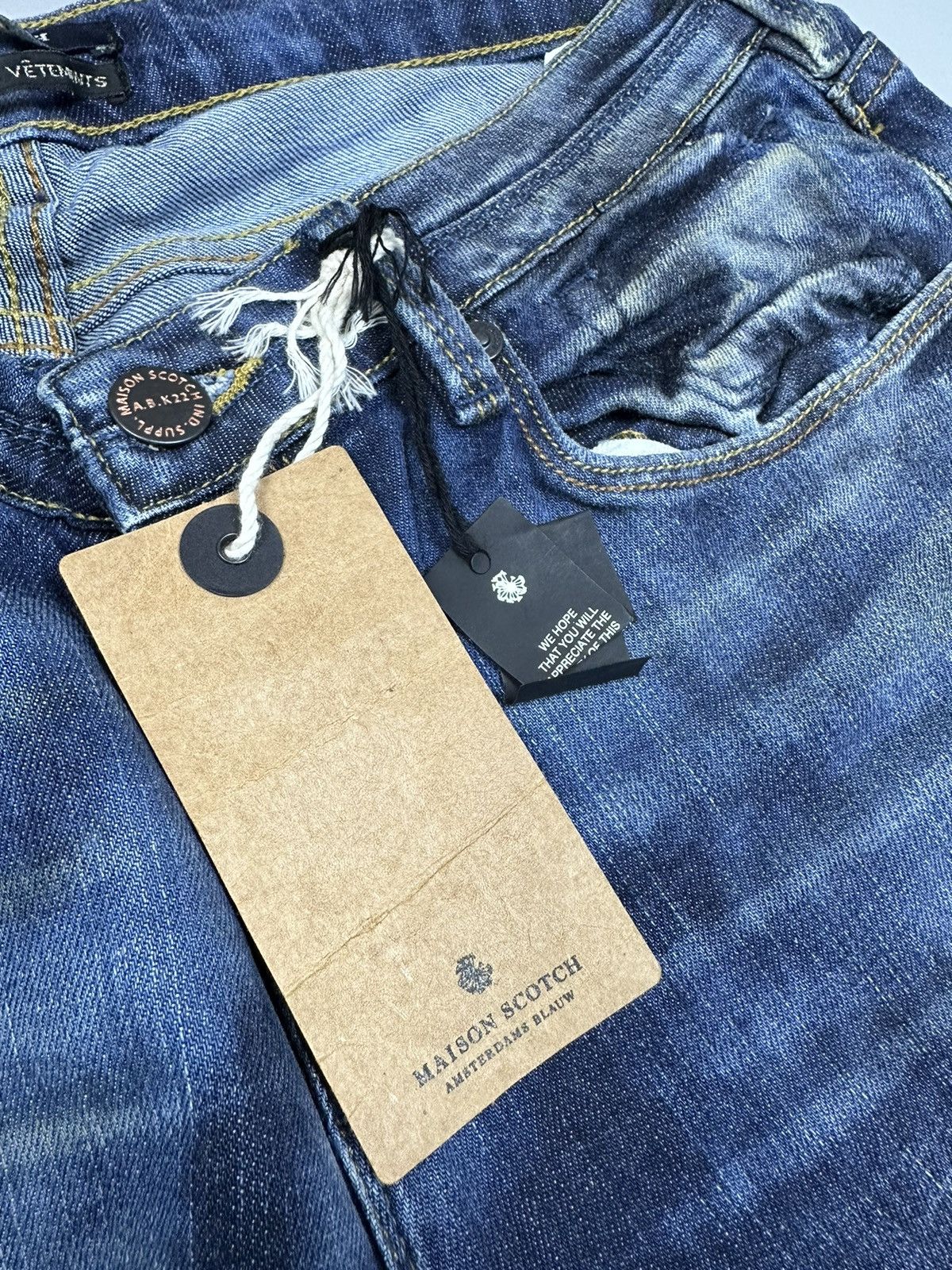 Jean × Scotch & Soda Blue faded slim fit jean Scotch&soda Size 30" / US 8 / IT 44 - 6 Thumbnail