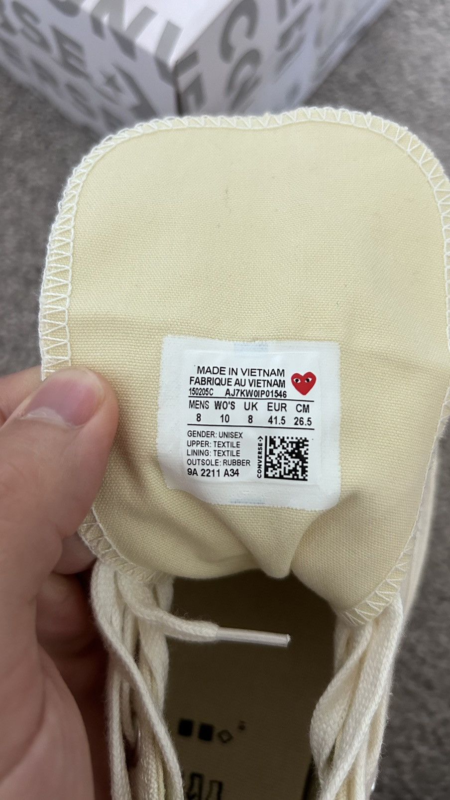 Comme des Garcons PLAY × Converse Converse x CDG Chuck 70 Size US 8 / EU 41 - 5 Thumbnail