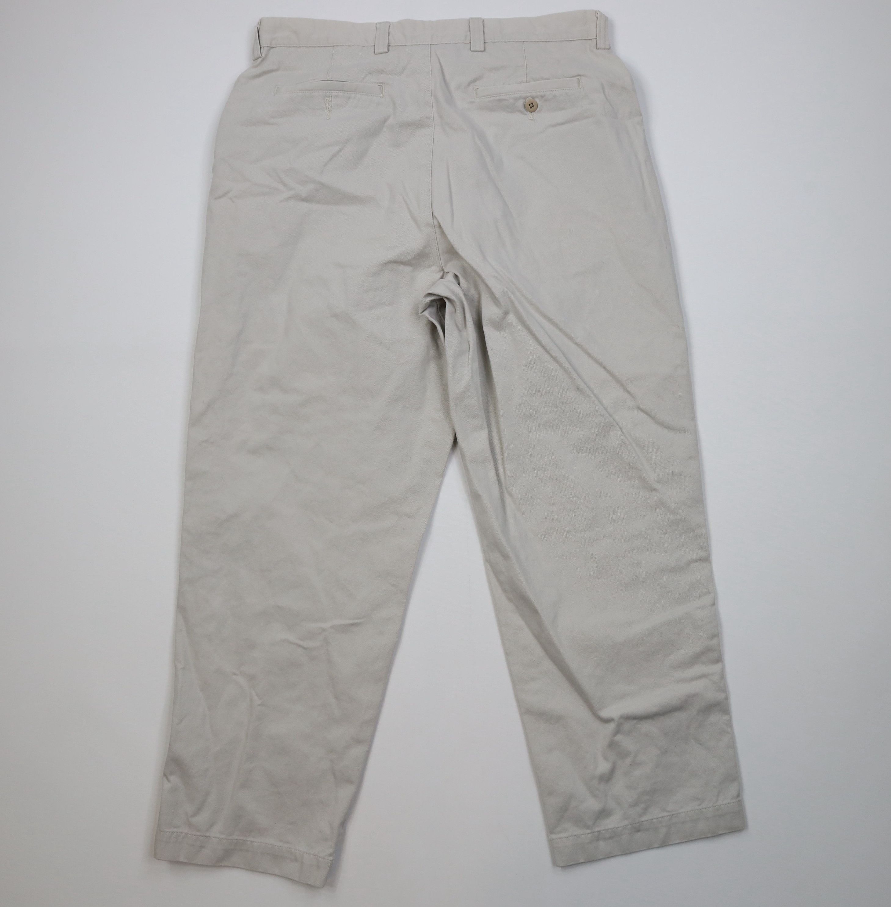 Gap Vintage Y2K 2002 Gap Relaxed Fit Wide Leg Chino Pants Stone Size US 36 / EU 52 - 9 Thumbnail
