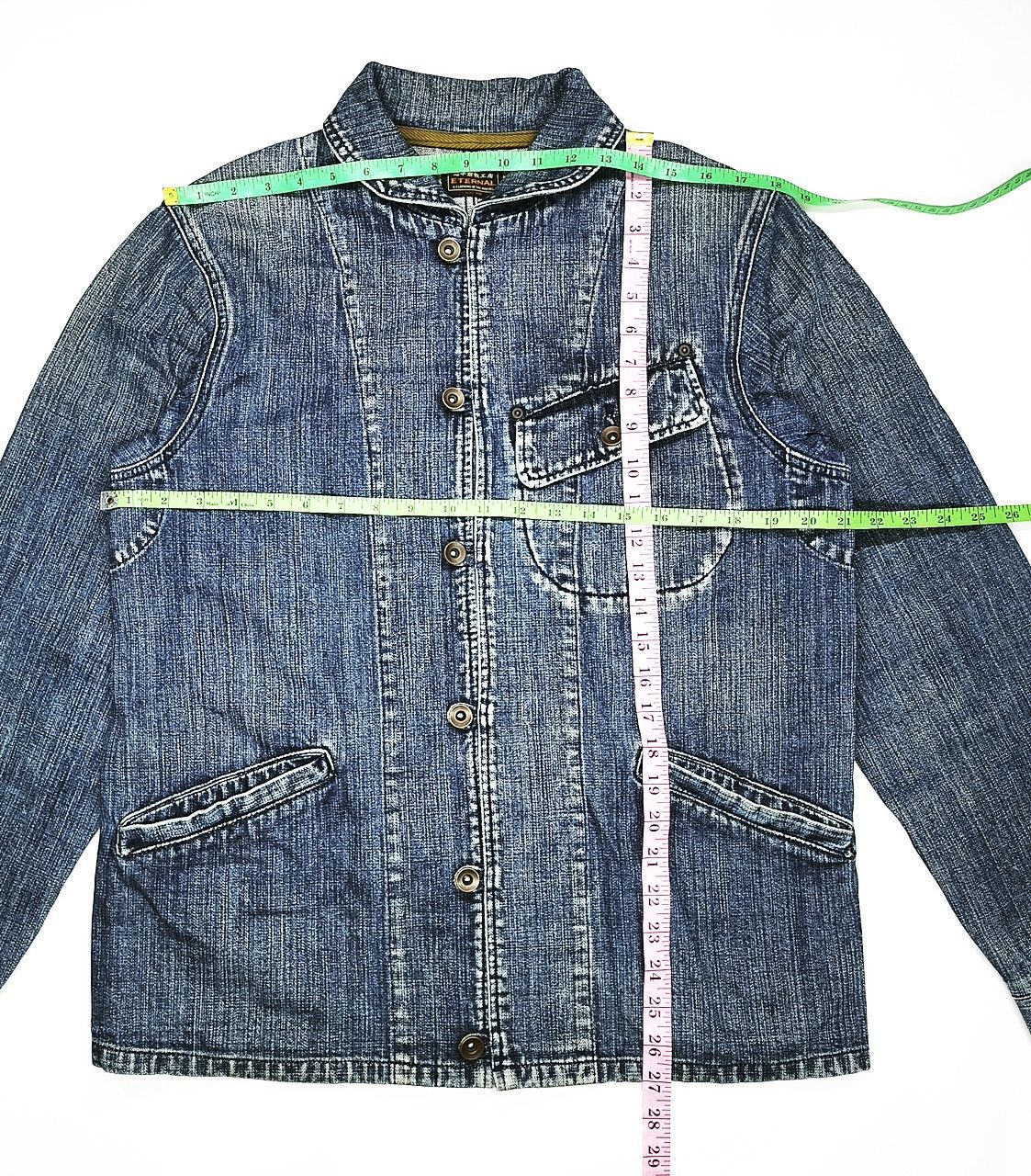 Eternal ETERNAL 3 pocket buttonfly season Denim Jacket Size 40 Size US M / EU 48-50 / 2 - 4 Thumbnail